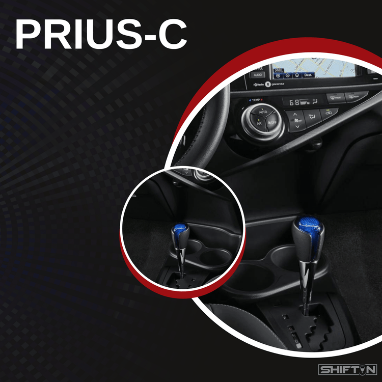 Upgrade your driving experience. SHIFTIN shift knobs for Prius-C deliver better feel, style, and control.