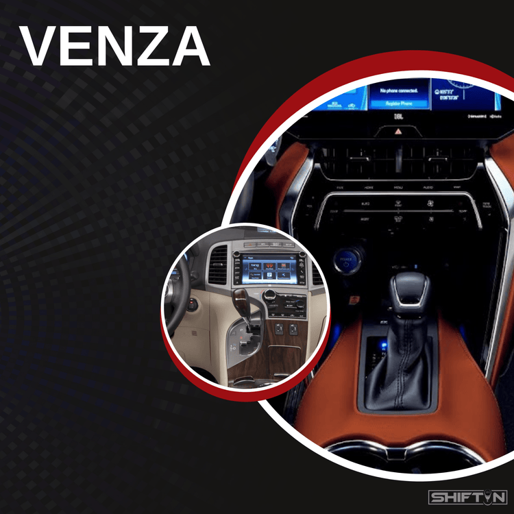 SHIFTIN aftermarket replacement gear shift knob shifter lever for Toyota Venza.