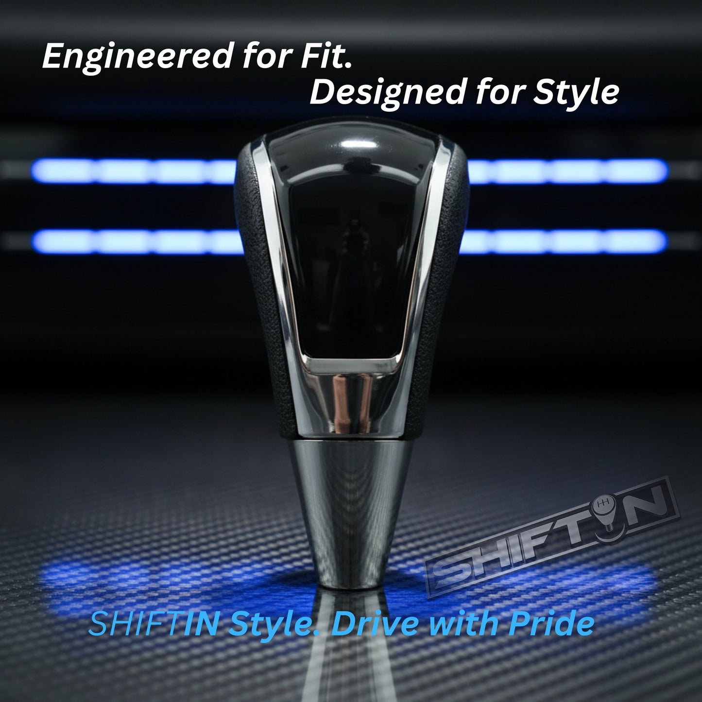 Replacement Gear Shift Knob for Toyota Lexus Scion Acura Mazda Chrysler Dodge with 8mm M8 Shifter in Black / Piano Black