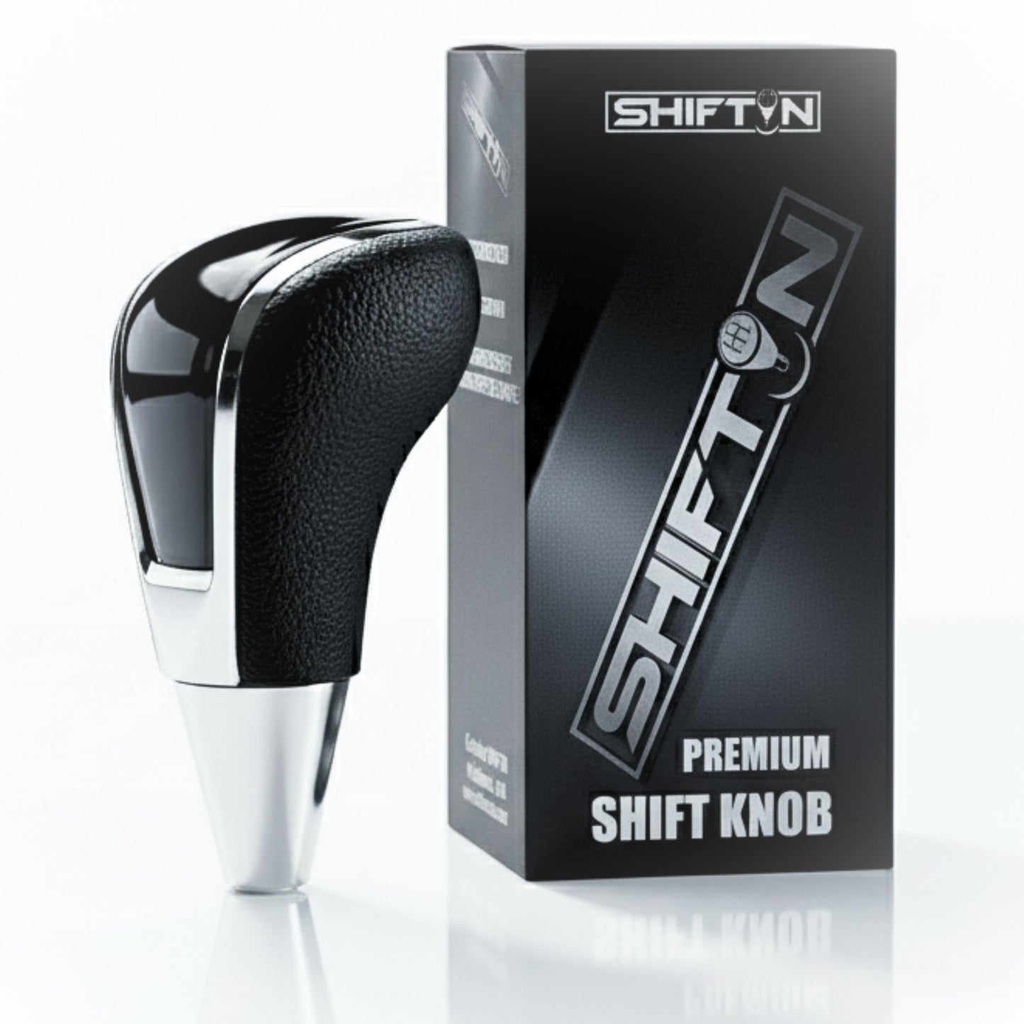 Replacement Gear Shift Knob for Toyota Lexus Scion Acura Mazda Chrysler Dodge with 8mm M8 Shifter in Black / Piano Black