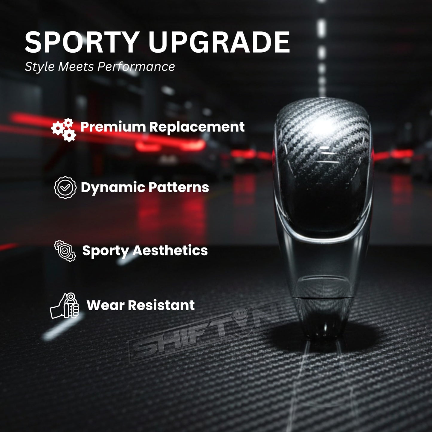 SHIFTIN Car Gear Shift Knob for Toyota Avalon Camry Corolla, Lexus RX ES GS IS LS SC Mazda 3 6 CX MX, Acura MDX RL TL TSX, Scion tC xB xD iQ - OBCH