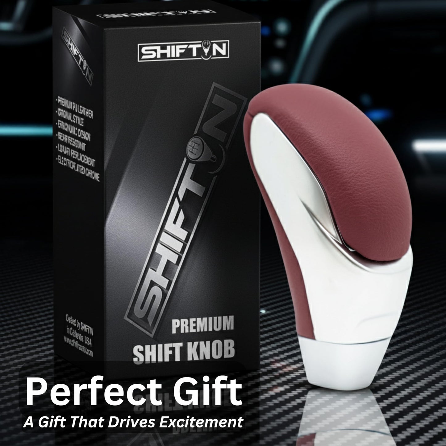 SHIFTIN Car Gear Shift Knob for Toyota Avalon Camry Corolla, Lexus RX ES GS IS LS SC Mazda 3 6 CX MX, Acura MDX RL TL TSX, Scion tC xB xD iQ - ORSL