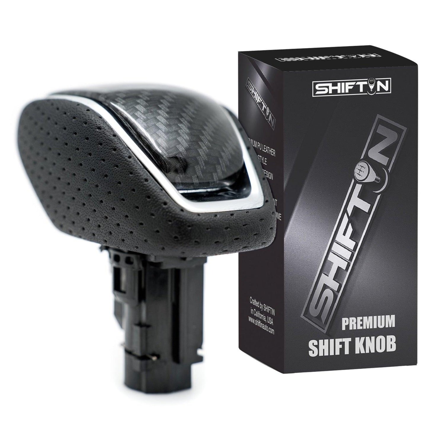 SHIFTIN Carbon Fiber Gear Shift Knob Stick Shifter Lever for Toyota Highlander 2020-2025