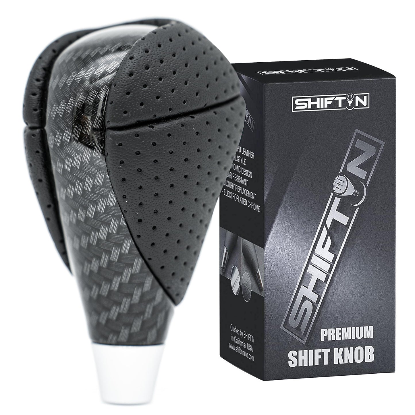 SHIFTIN Gear Shift Knob for Lexus ES300h ES350 GS300 GS350 GS430 GS450h GS460 IS250 IS300 IS350 LS460 LS600h RX350 RX450h - RBZZp