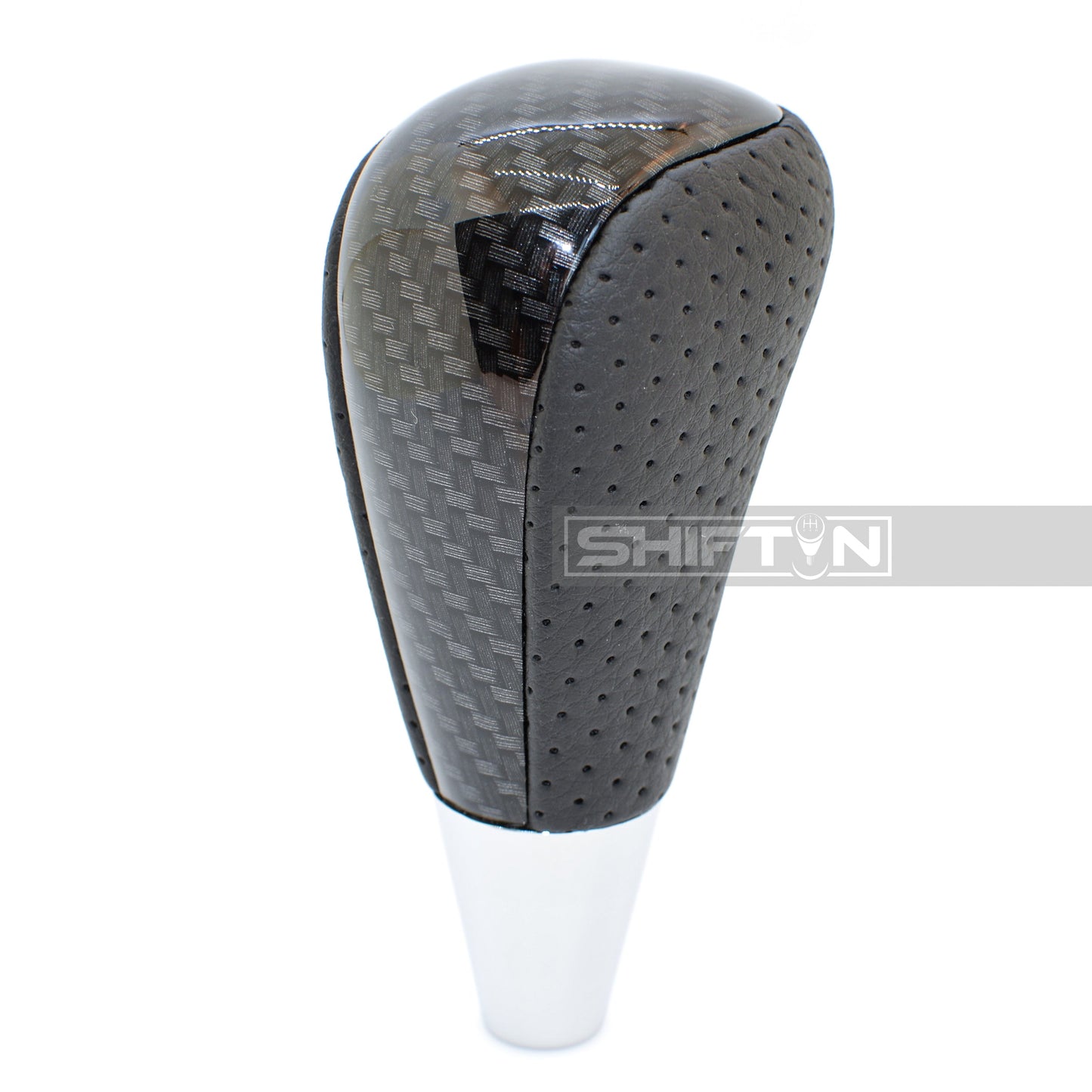 SHIFTIN-Gear-Shift-Knob-for-Toyota-Avalon-Yaris-4Runner-Sienna-Camry-Solara-Rav4-Matrix-Corolla-Venza-for-Lexus-ES-GS-IS-LS-LX-RX-SC-Scion-tC-xB-xD-iQ-Black-Leather-Carbon-Fiber