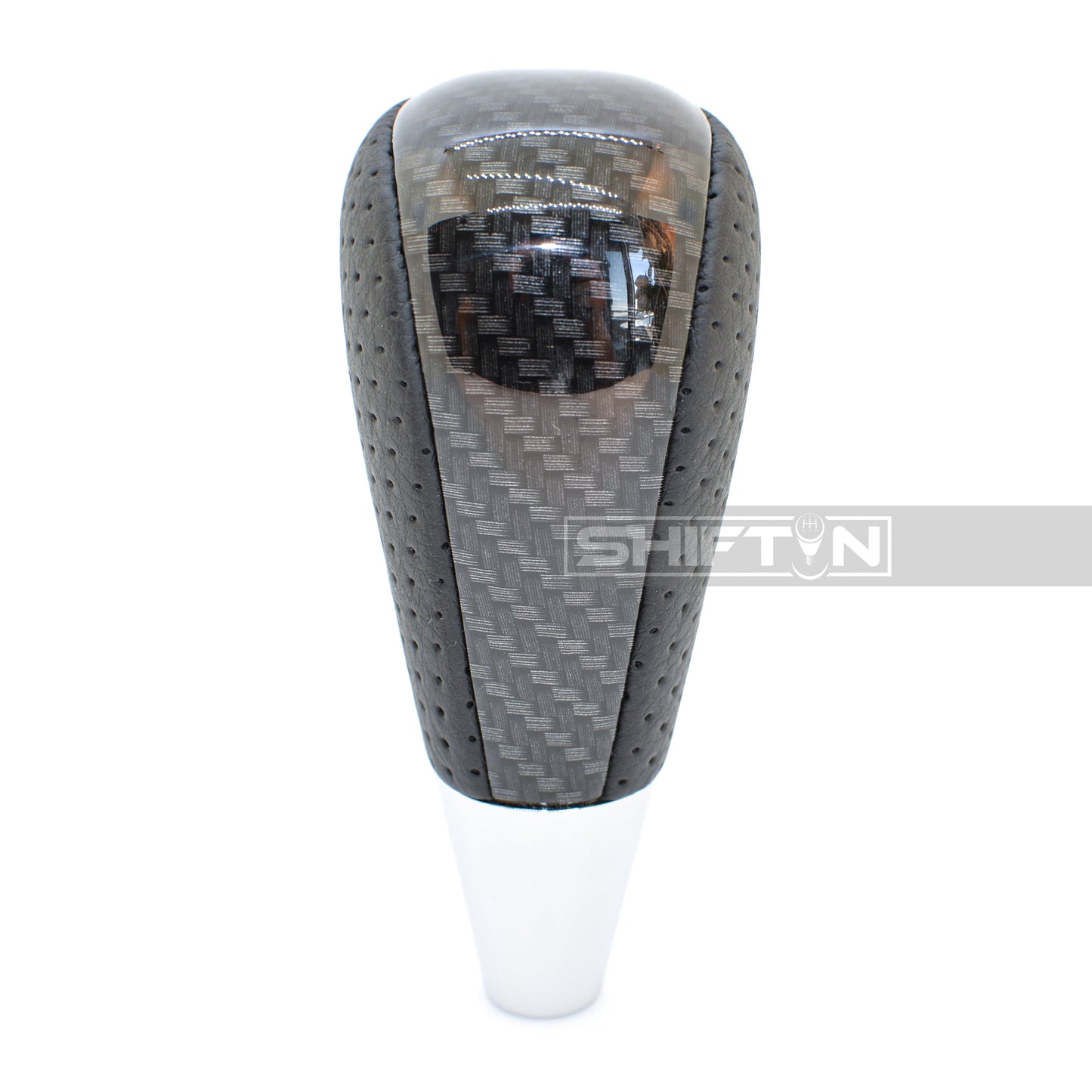 SHIFTIN-Gear-Shift-Knob-for-Toyota-Avalon-Yaris-4Runner-Sienna-Camry-Solara-Rav4-Matrix-Corolla-Venza-for-Lexus-ES-GS-IS-LS-LX-RX-SC-Scion-tC-xB-xD-iQ-Black-Leather-Carbon-Fiber