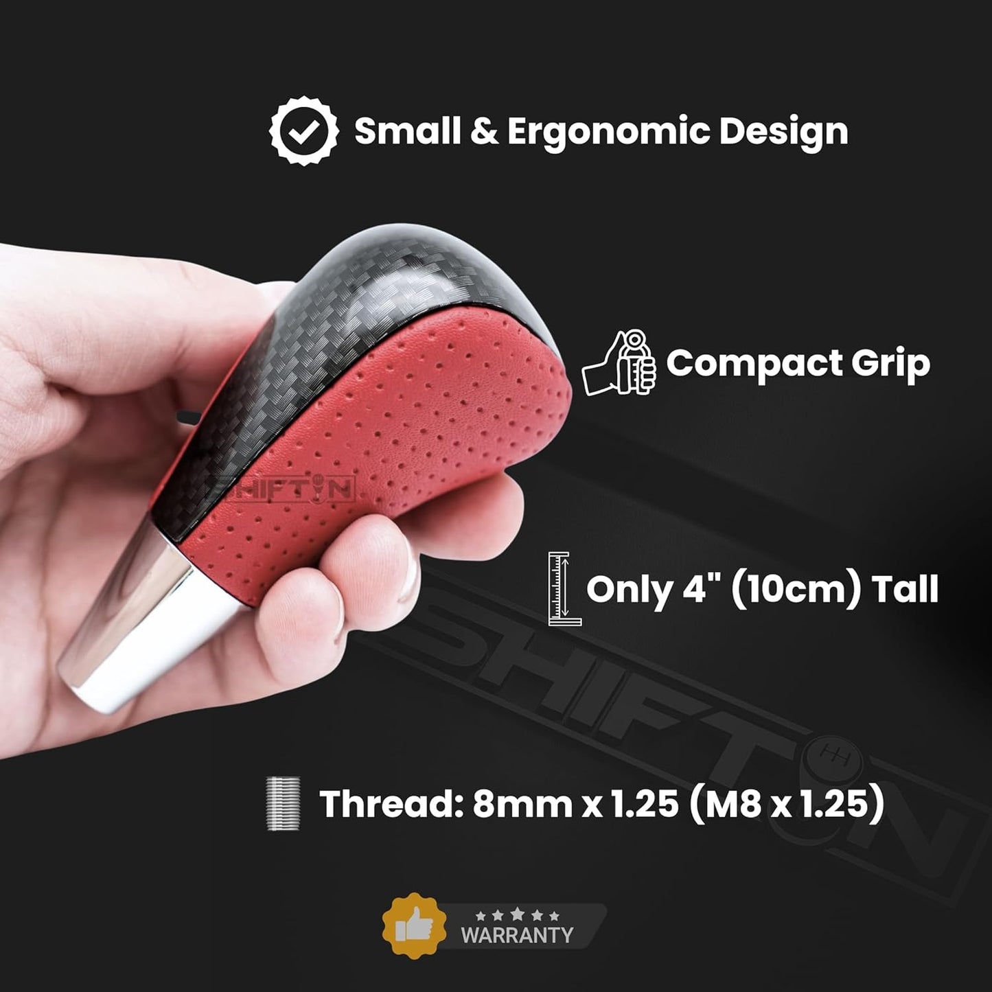 SHIFTIN-Gear-Shift-Knob-for-Toyota-Avalon-Yaris-4Runner-Sienna-Camry-Solara-Tacoma-Rav4-Matrix-Corolla-Venza-for-Lexus-ES-GS-IS-LS-LX-RX-SC-Scion-tC-xB-xD-iQ-Red-Leather