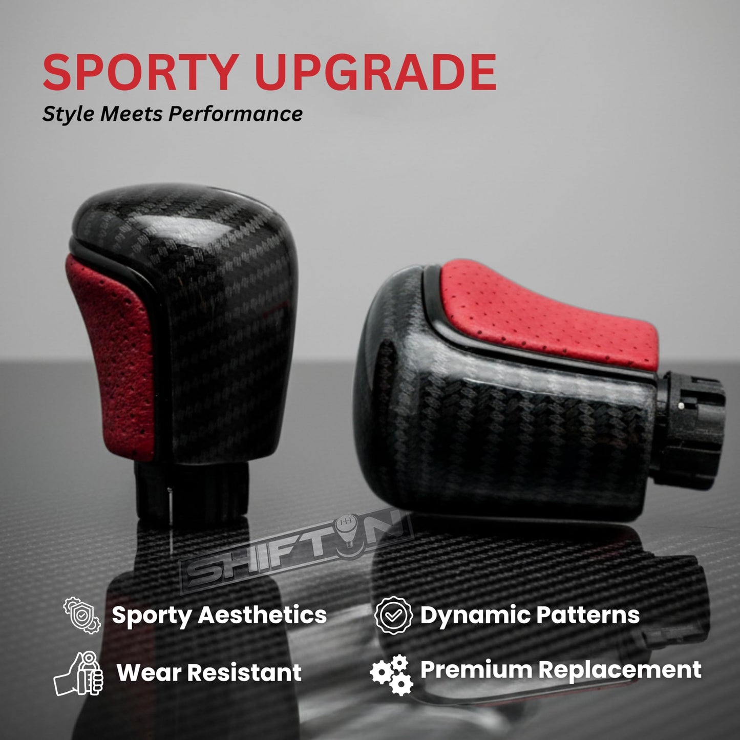SHIFTIN Gear Shift Knob Gearbox Shifter for Toyota Camry (2018 - 2026) Corolla (2020 - 2026) Avalon (2019 - 2022) - NRZp