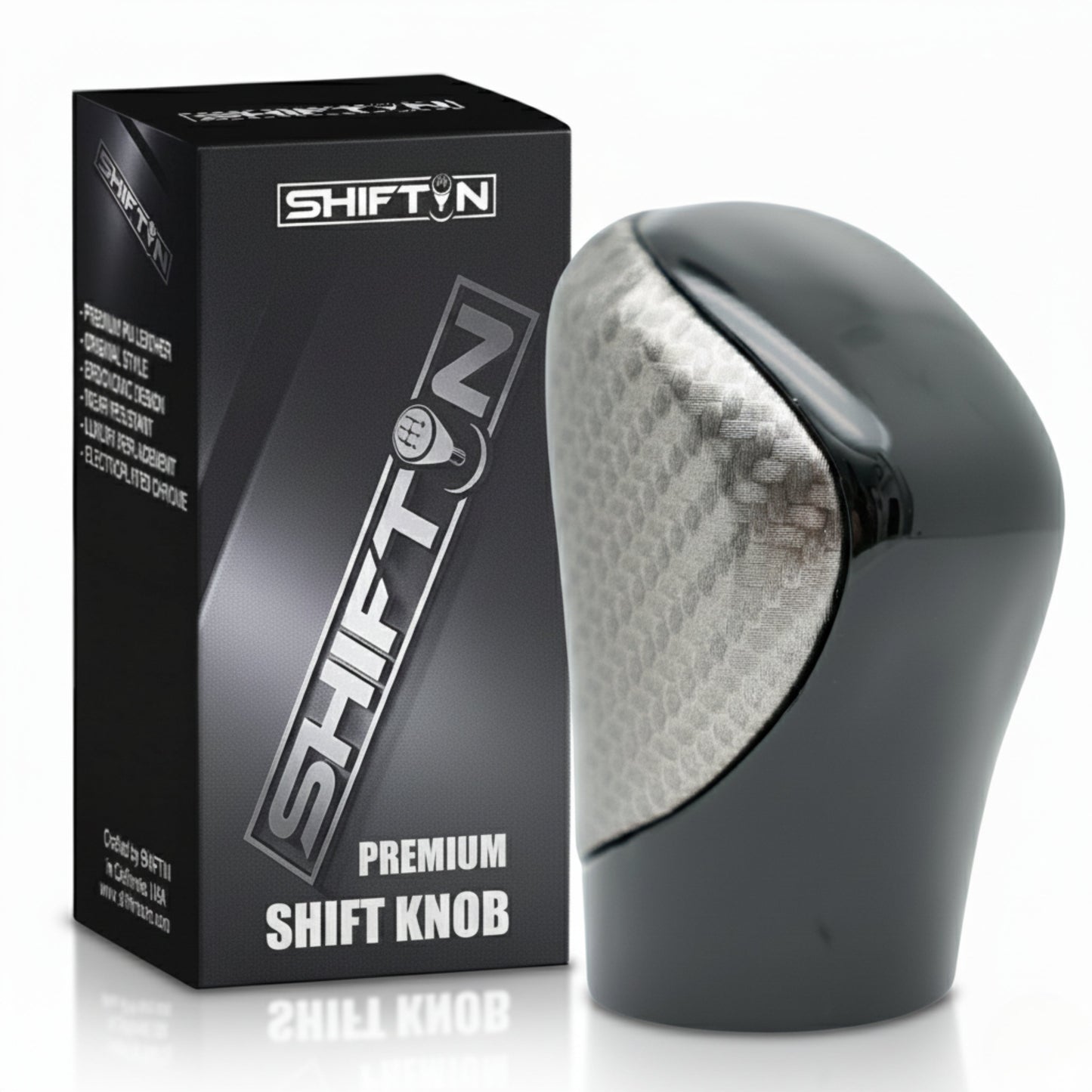 SHIFTIN AUTO SHIFTIN Gear Shift Knob Shifter for Lexus ES GS GX-460 IS-250 NX RC200t RX 300 350-h 450-hL 2014-2023 - Black Le