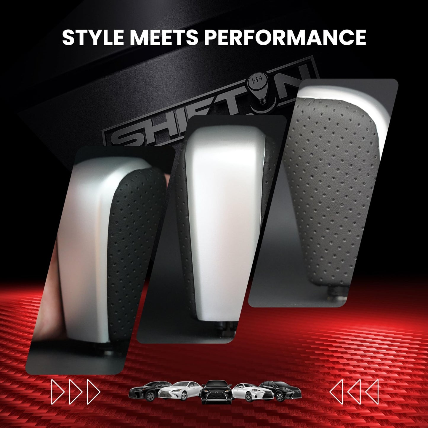 SHIFTIN Gear Shift Knob Stick Shifter for Toyota Land Cruiser LC Prado FJ - 150 KDJ155 - QB234 - E