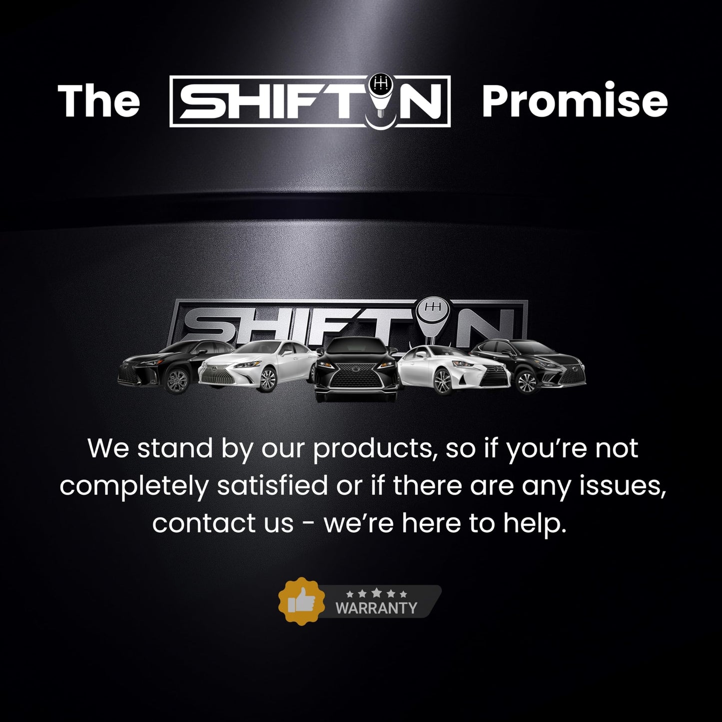 SHIFTIN Gear Shift Knob Stick Shifter for Toyota Land Cruiser LC Prado FJ - 150 KDJ155 - QBZZX - E