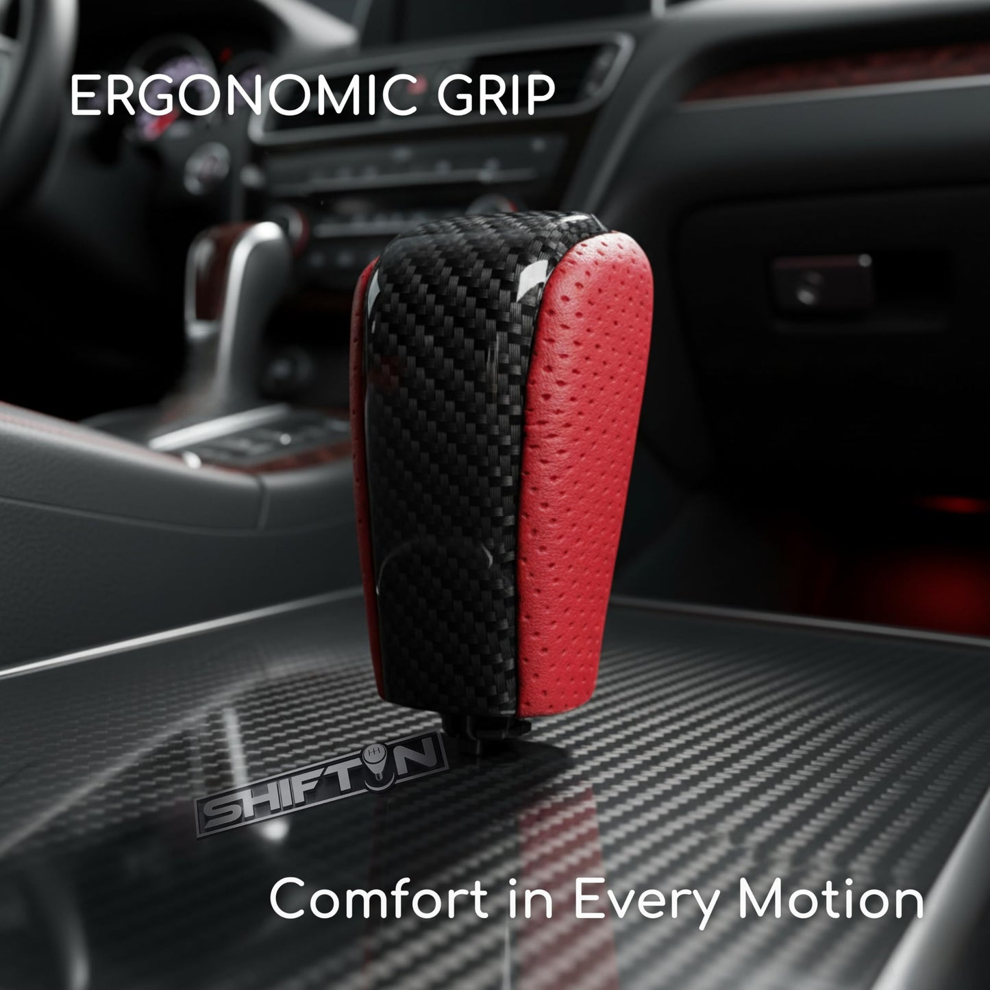 SHIFTIN Gear Shift Knob Stick Shifter for Toyota Land Cruiser LC Prado FJ - 150 KDJ155 - QRZZp - E