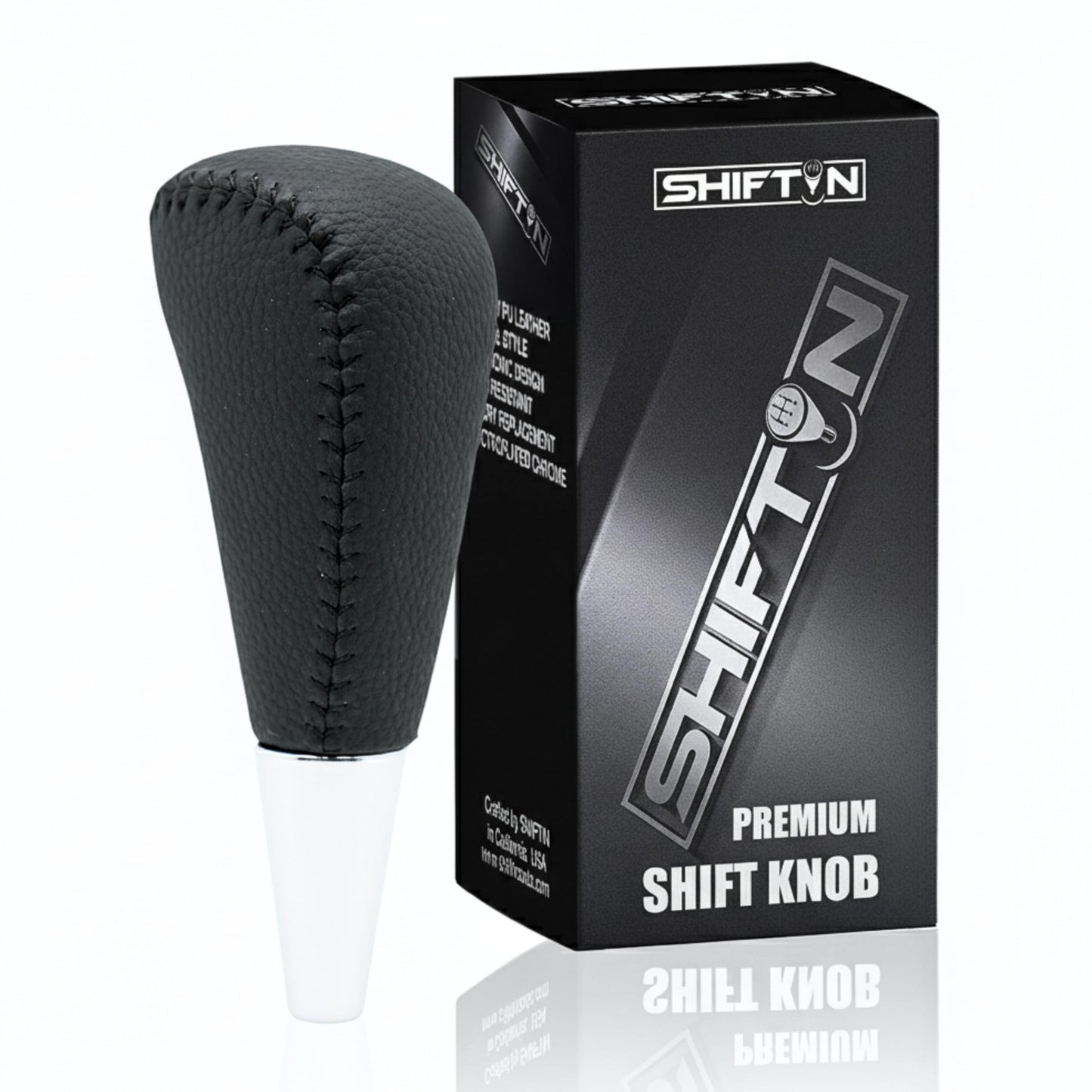 SHIFTIN Large Gear Shifter Knob Compatible with Lexus LX - 470 LX570 LS - 400 LS430 RX330 RX - 350 RX400h and Toyota, Acura, Mazda Cars - LBLT