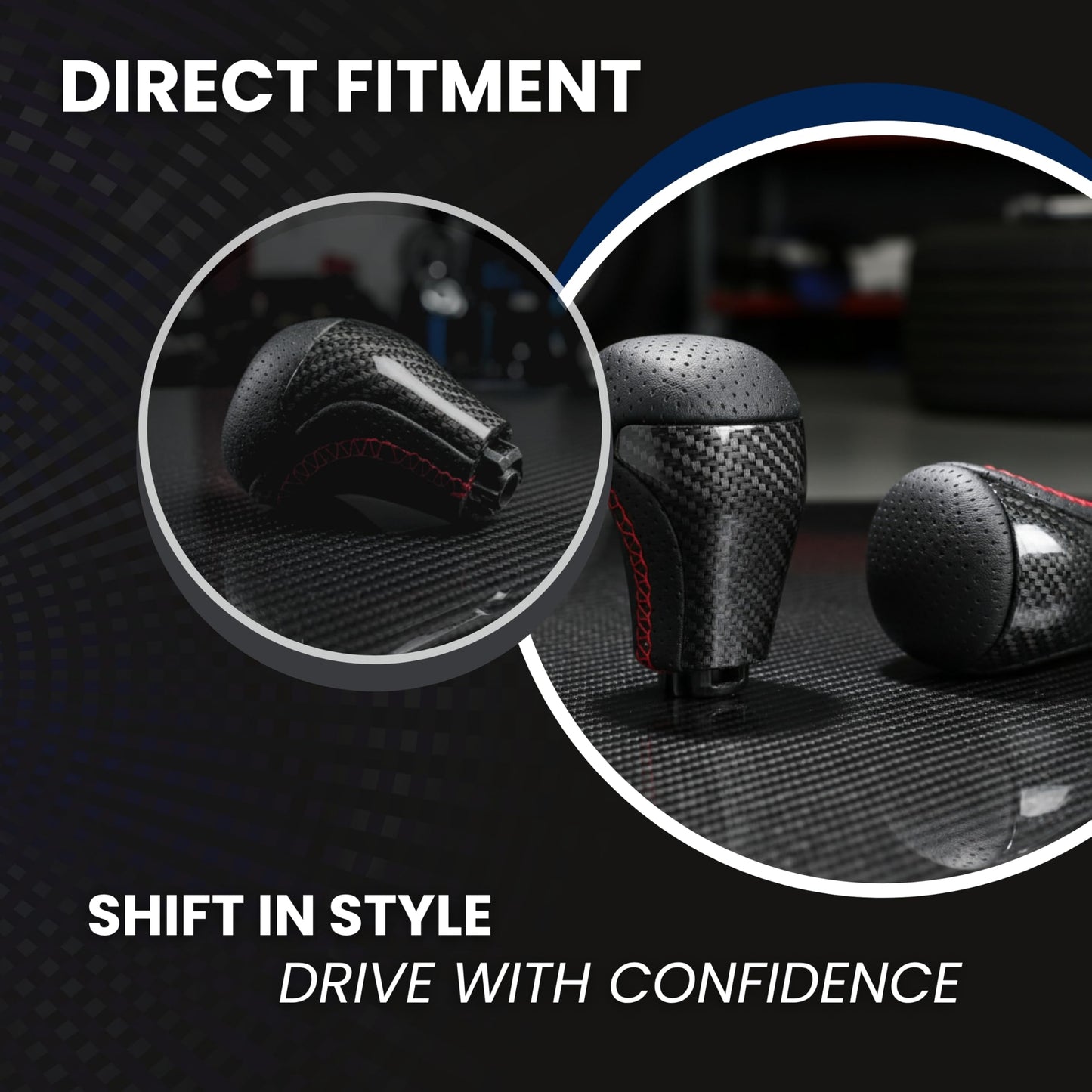 SHIFTIN Replacement Gear Shift Knob Shifter for Toyota Highlander 2014 - 2019 Tacoma 2016 - 2023 - LCxGZ - H