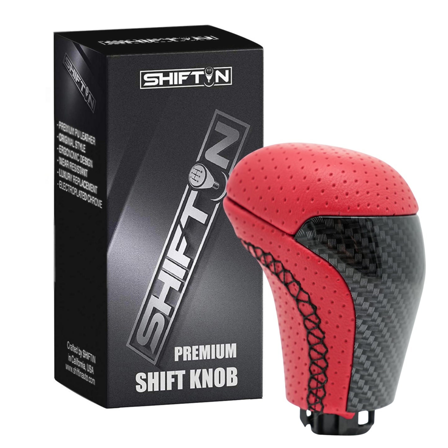 SHIFTIN Replacement Gear Shift Knob Shifter for Toyota Highlander 2014 - 2019 Tacoma 2016 - 2023 - LRxZp - H