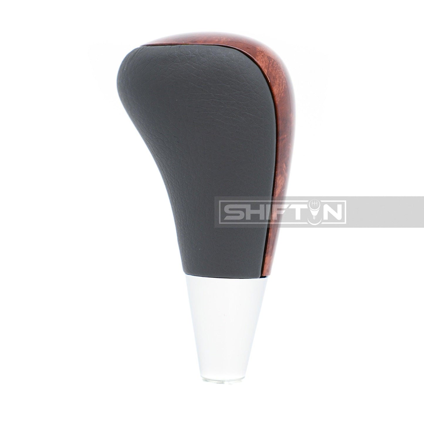SHIFTIN-Gear-Shift-Knob-for-Toyota-Avalon-Tacoma-Sienna-Camry-Rav4-Corolla-Venza-and-Lexus-ES350-GS460-LS600h-LX470-RX400h-SC300-Scion-xD-Gray-Leather-Walnut-Wood