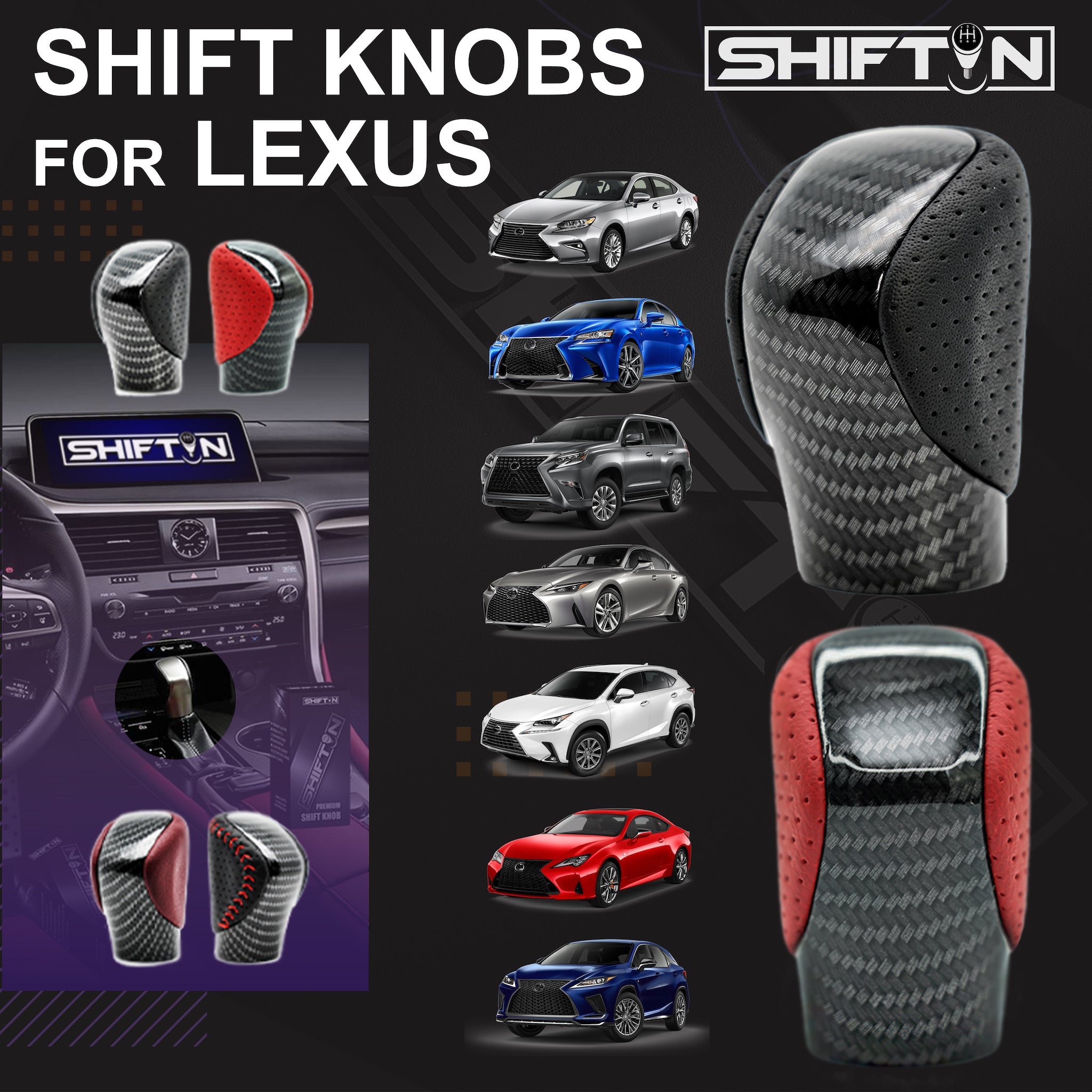 Lexus gear 2024 shift cover