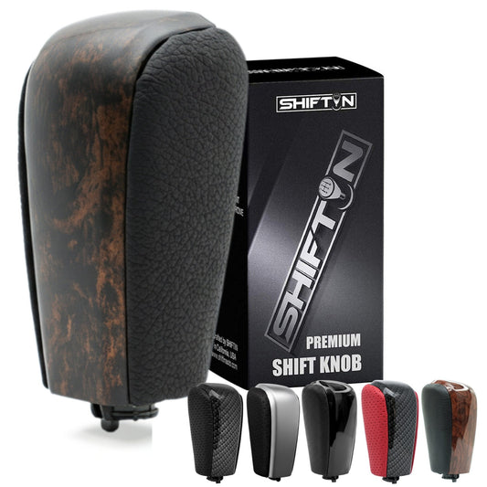 SHIFTIN Black Carbon Fiber Gear Shift Knob for Toyota Prius Prime Plug-in Hybrid AWD-e