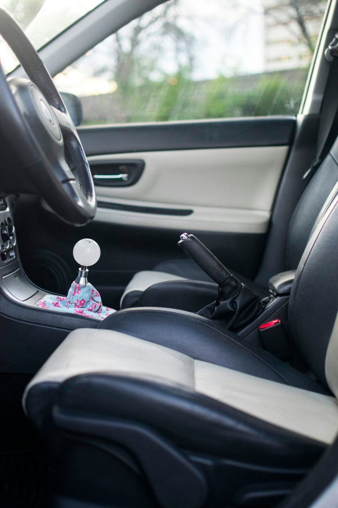 inside of a car