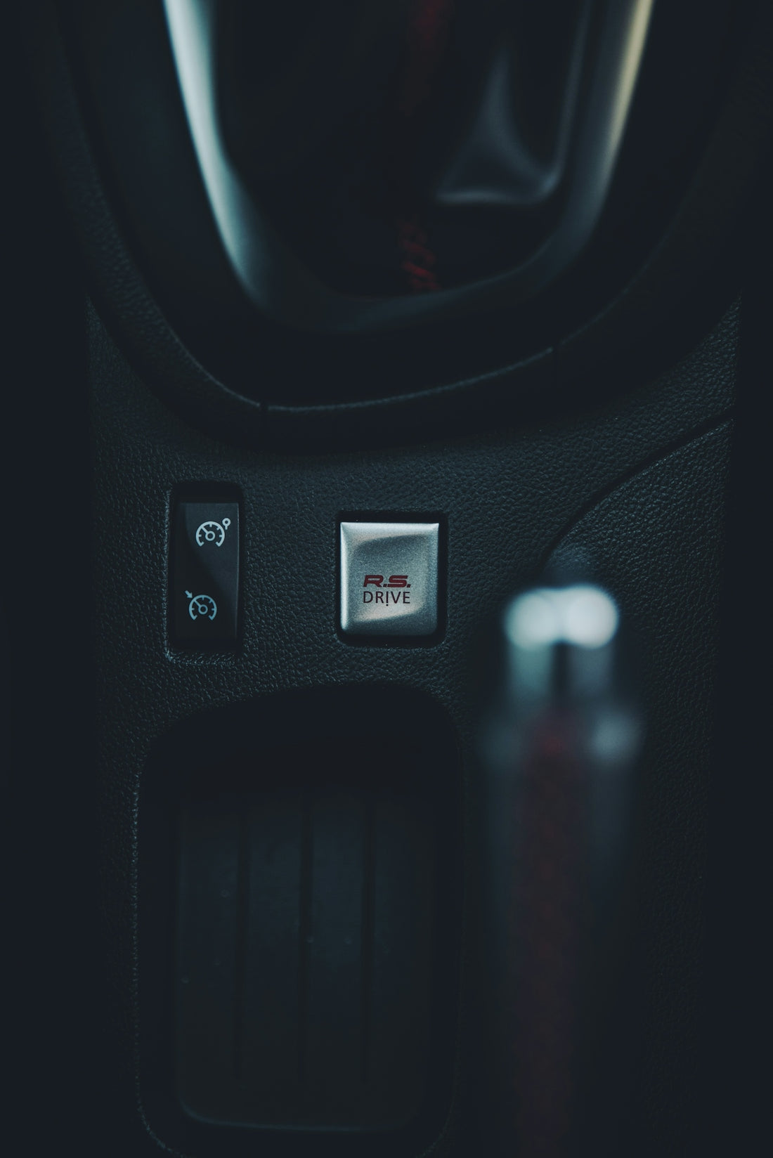 white power strip on black surface