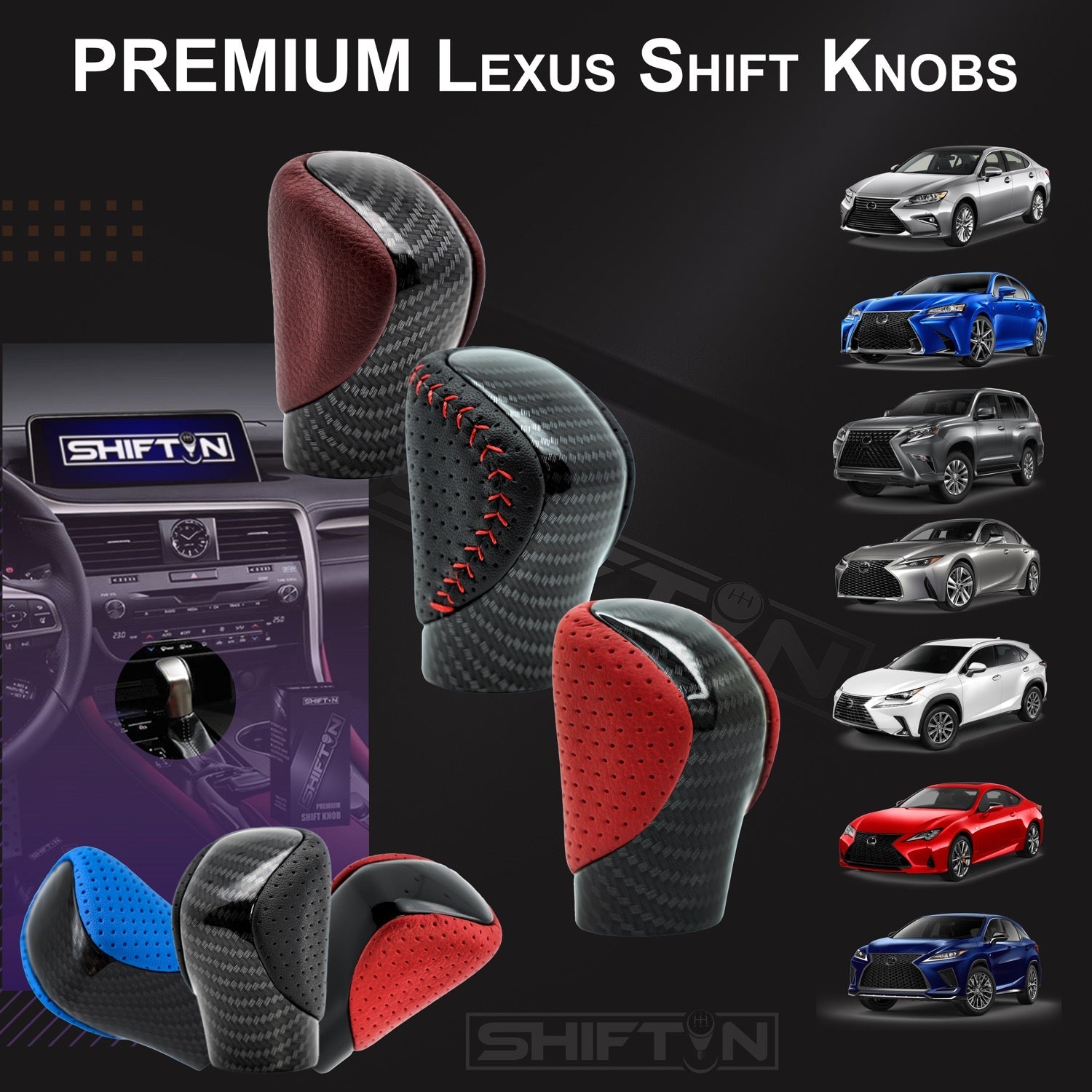 Premium Lexus Shift Knobs