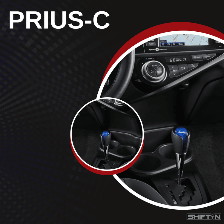 Upgrade your driving experience. SHIFTIN shift knobs for Prius-C deliver better feel, style, and control.