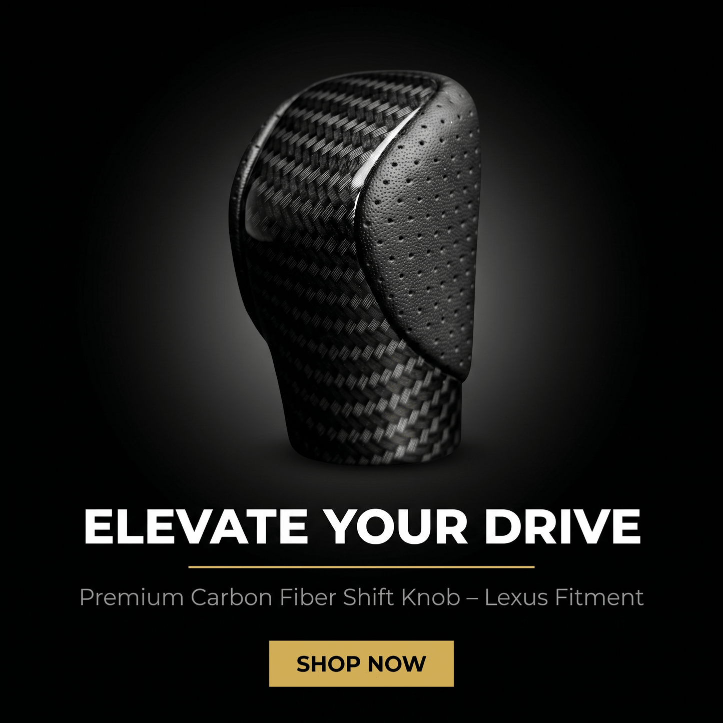 SHIFTIN Gear Shift Knob Shifter for Lexus ES GS GX-460 IS250 NX RC200t RX 300 350-h 450-hL 2014-2023 - UZZp