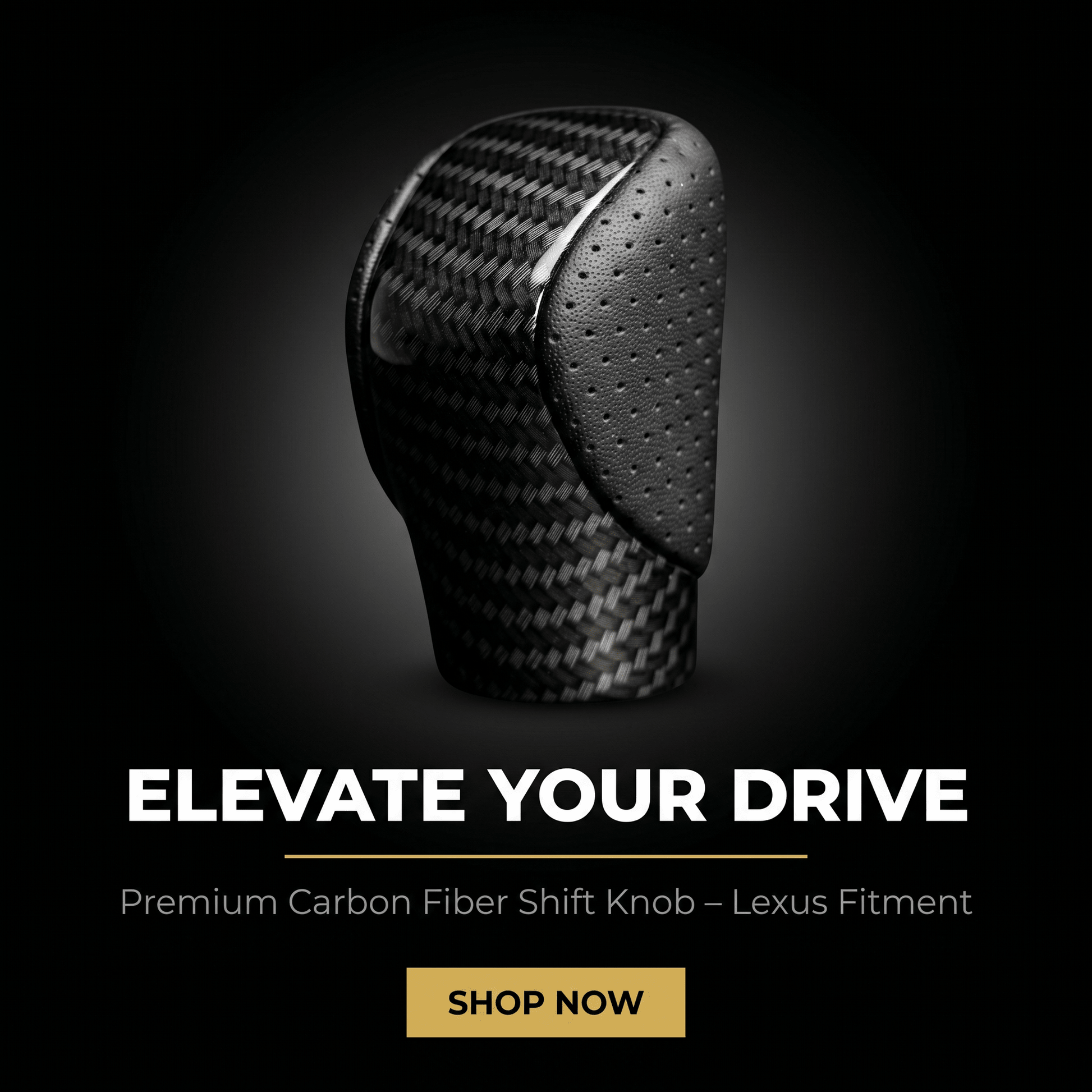 SHIFTIN Gear Shift Knob Shifter for Lexus ES GS GX-460 IS250 NX RC200t RX 300 350-h 450-hL 2014-2023 - UZZp