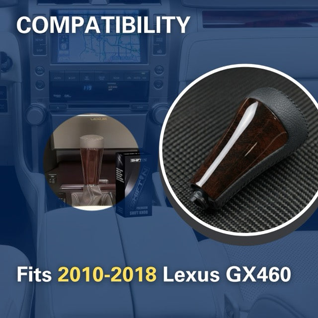 Replacement Gear Shift Knob Shifter fits for Lexus GX460 2010-2018 GX-460 Part 33504-60330-E3