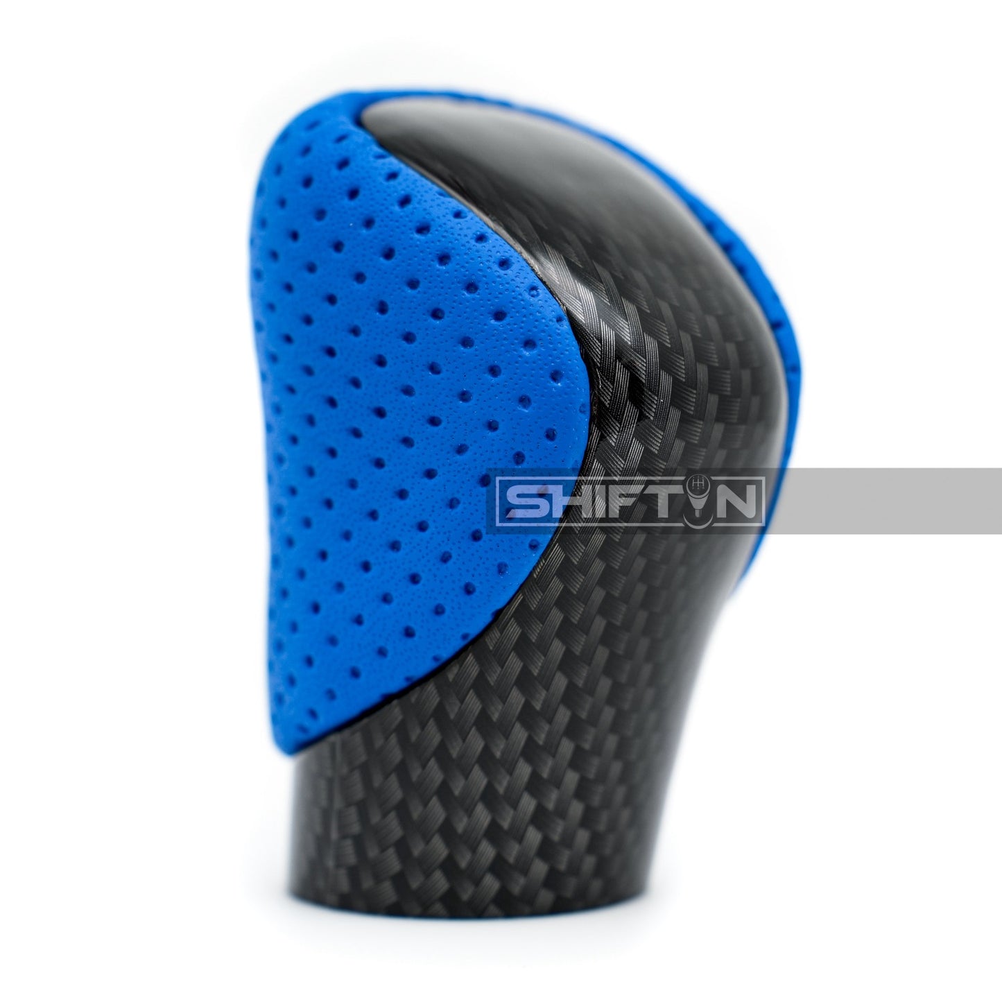 SHIFTIN-Gear-Shift-Knob-for-LEXUS-ES350-GS350-IS350-NX300-RC350-RX350-GX460-Blue-Leather-Carbon-Fiber