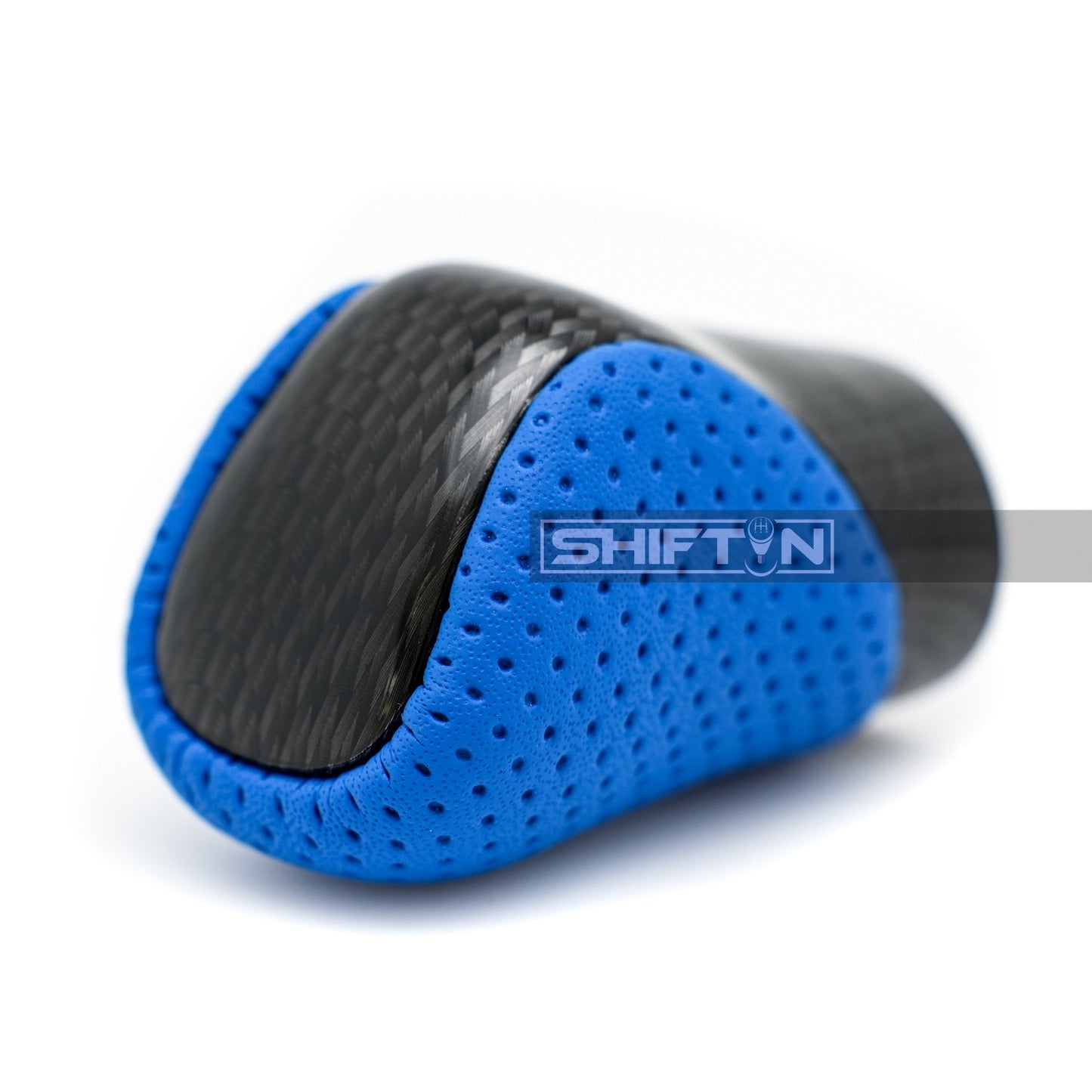 SHIFTIN-Gear-Shift-Knob-for-LEXUS-ES350-GS350-IS350-NX300-RC350-RX350-GX460-Blue-Leather-Carbon-Fiber