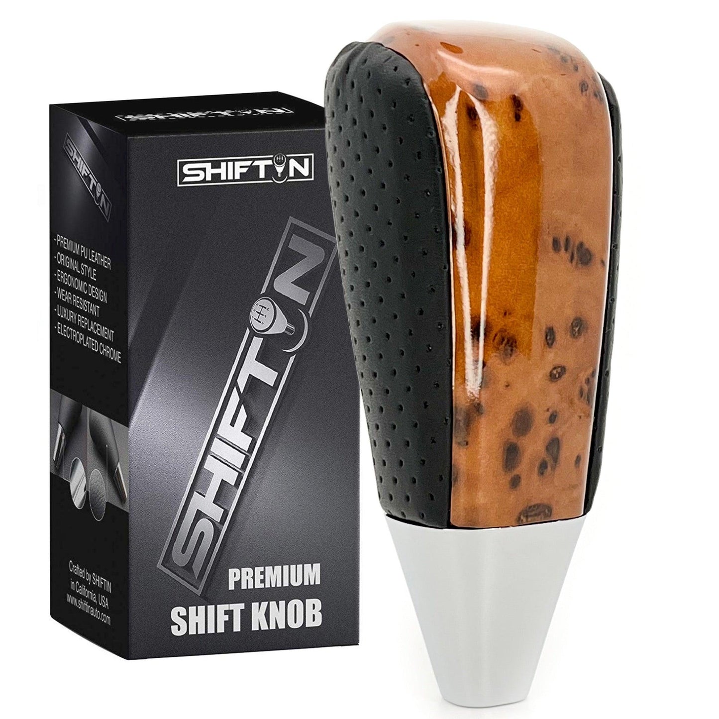 SHIFTIN-Gear-Shift-Knob-for-Toyota-Land-Cruiser-4Runner-Sequoia-Tundra-Highlander-Off-Road-4x4-TRD-Golden-Maple