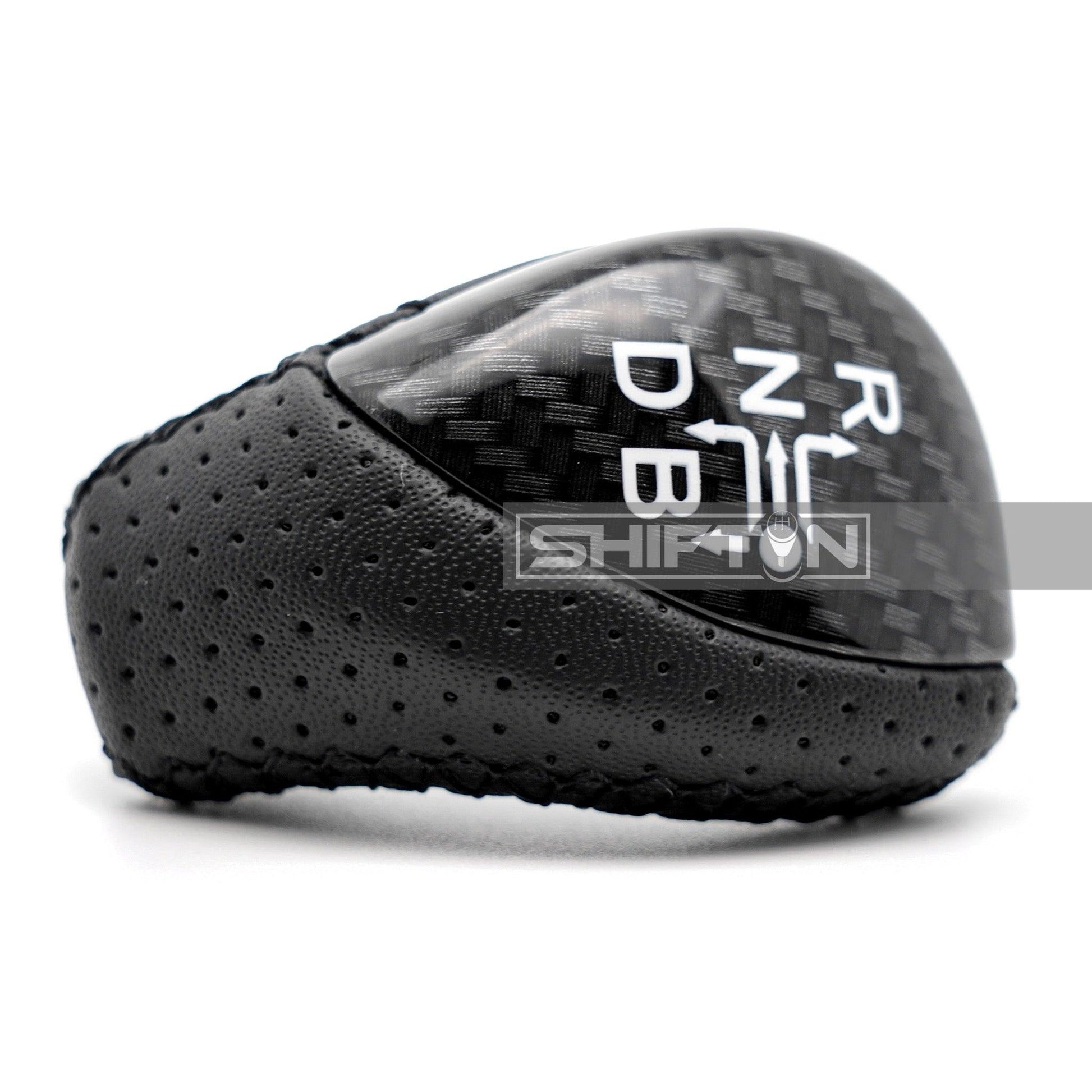 SHIFTIN-Premium-Replacement-Gear-Shift-Knob-Shifter-for-TOYOTA-Auris-Prius-Plug-in-Hybrid-Black-Carbon-Fiber