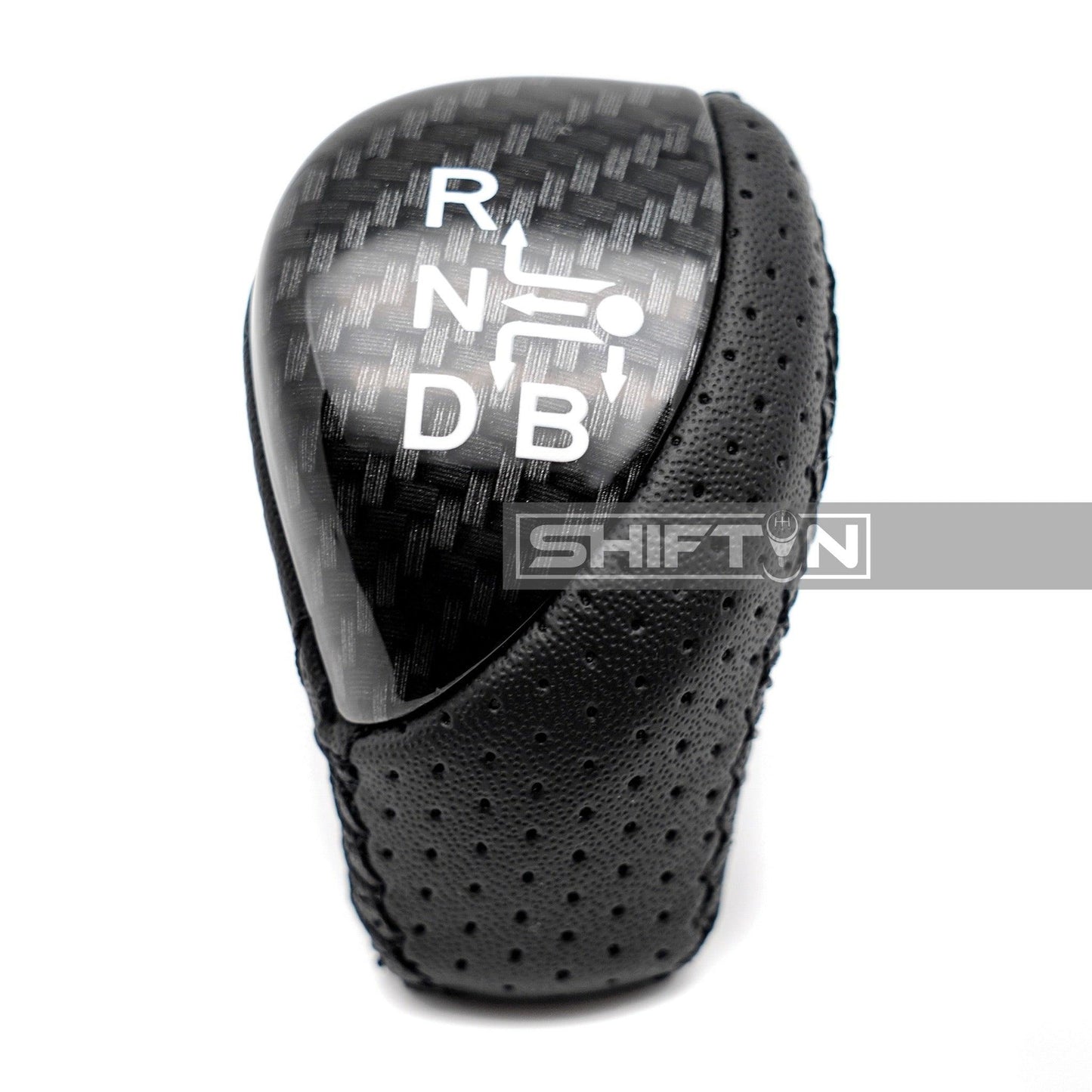 SHIFTIN-Premium-Replacement-Gear-Shift-Knob-Shifter-for-TOYOTA-Auris-Prius-Plug-in-Hybrid-Black-Carbon-Fiber