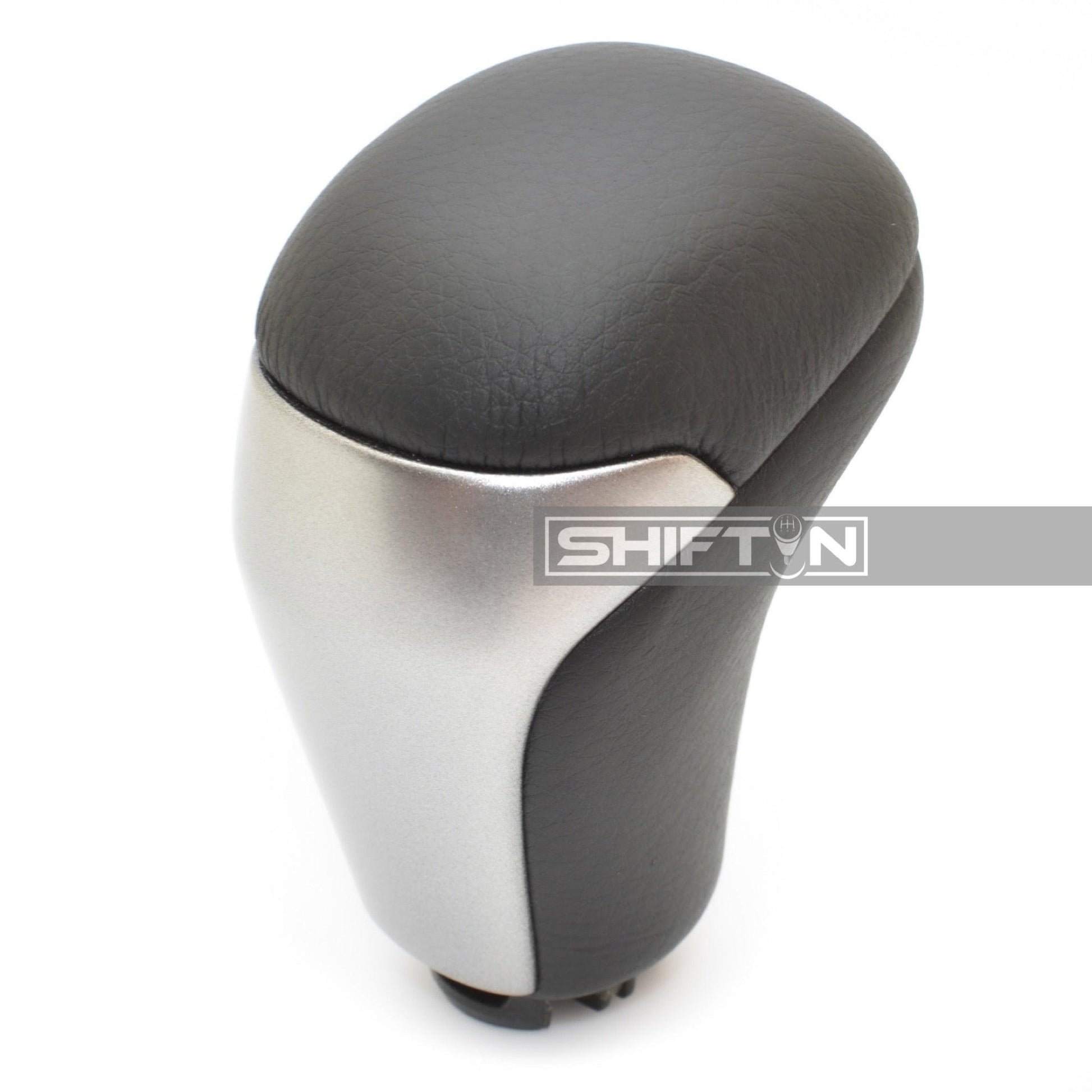 SHIFTIN-Replacement-Gear-Shift-Knob-Shifter-Accessory-for-Toyota-Highlander-2014-2019-Tacoma-2016-2023-Black-Leather-Silver