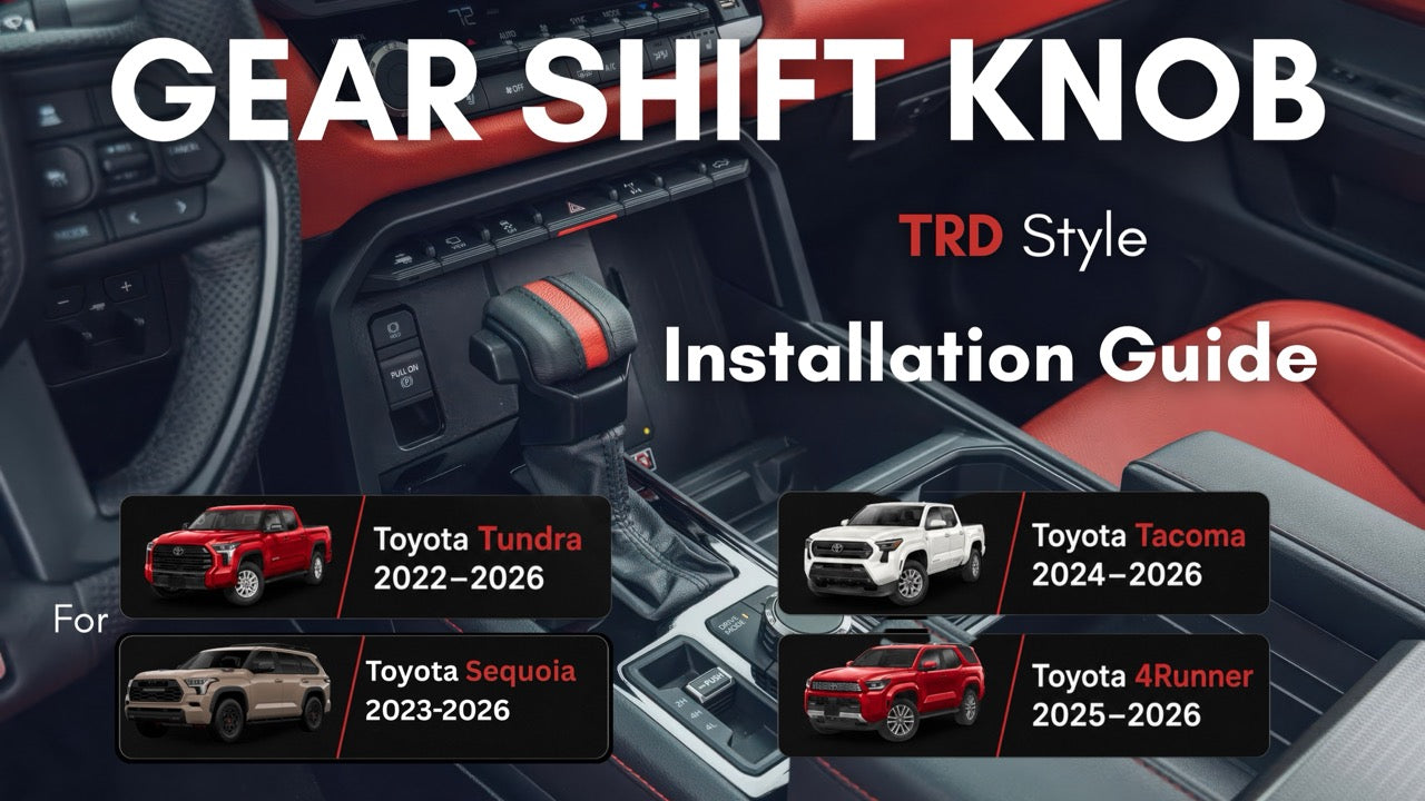 Load video: How to Install 2020-2026 Toyota Highlander Shift Knob