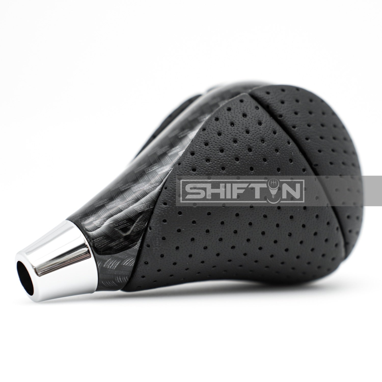 SHIFTIN-Gear-Shift-Knob-Stick-Shifter-for-Lexus-LS-460-ES-350-GS350-IS-250-RX350-2006-2015-Punched-Black-Leather-Carbon-Fiber-23