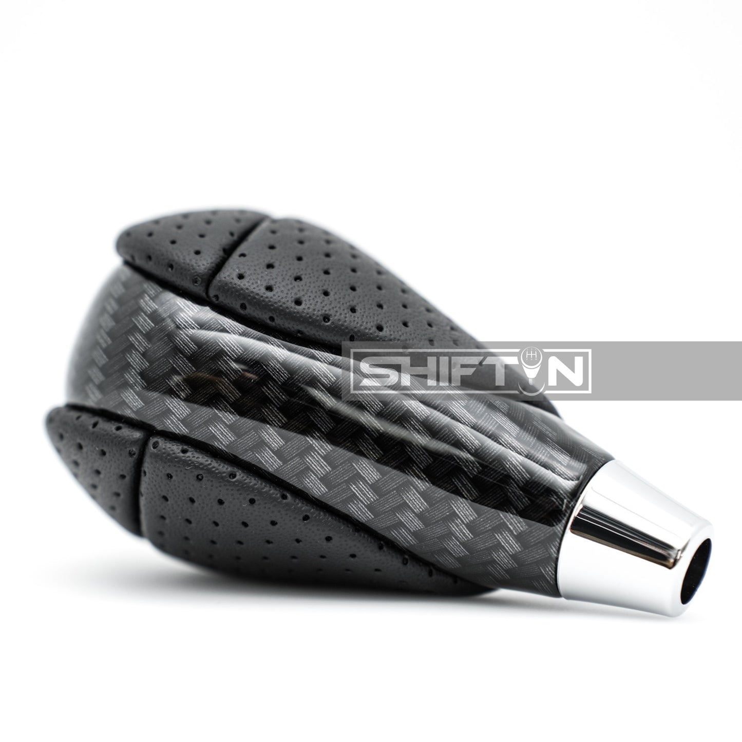 SHIFTIN-Gear-Shift-Knob-Stick-Shifter-for-Lexus-LS-460-ES-350-GS350-IS-250-RX350-2006-2015-Punched-Black-Leather-Carbon-Fiber-23