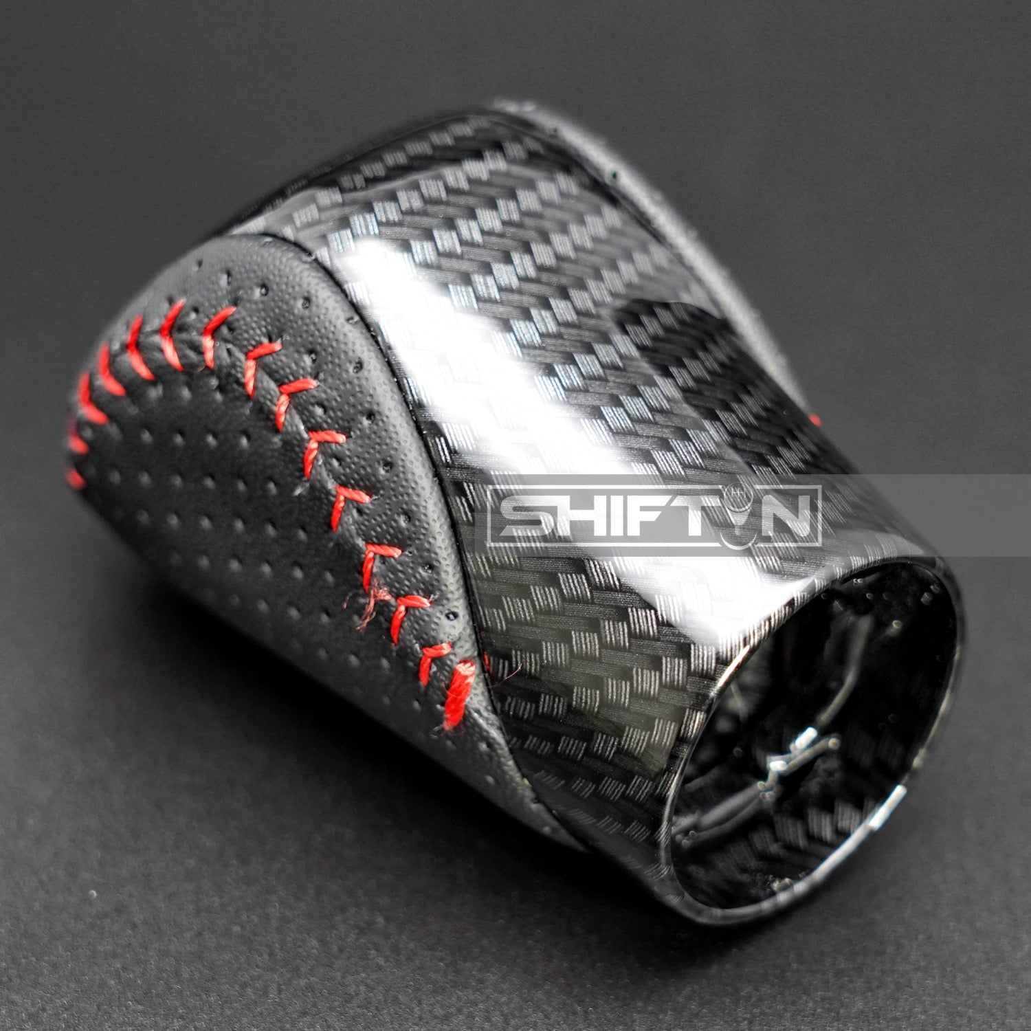 SHIFTIN-Replacement-Gear-Shift-Knob-Acessory-for-LEXUS-ES-GS-IS-NX300-RC350-RX-350-GX460-Red-Stitch-Carbon-Fiber