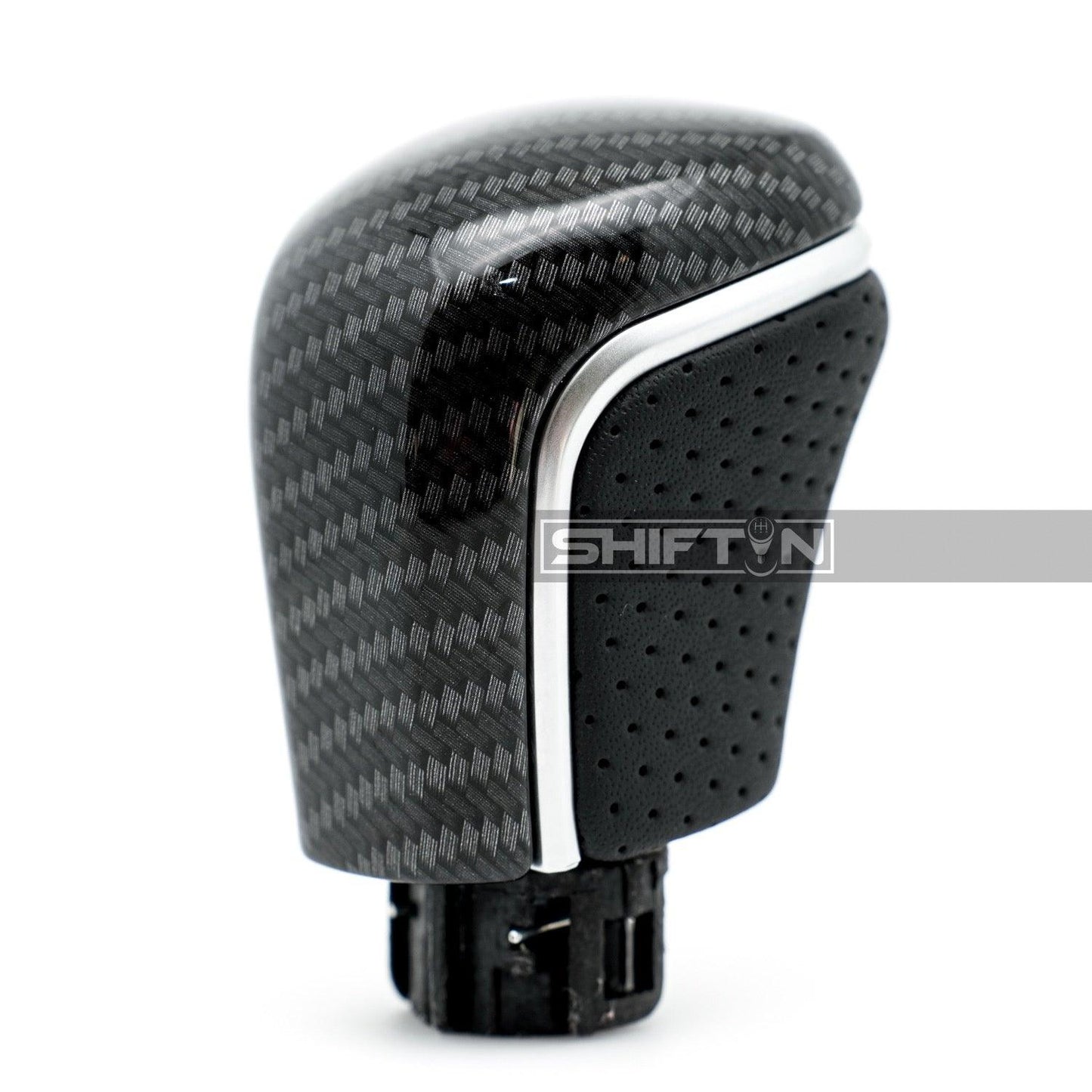 SHIFTIN-Black-Leather-Gear-Shift-Knob-Shifter-for-Toyota-Camry-Corolla-Avalon-NBZZp