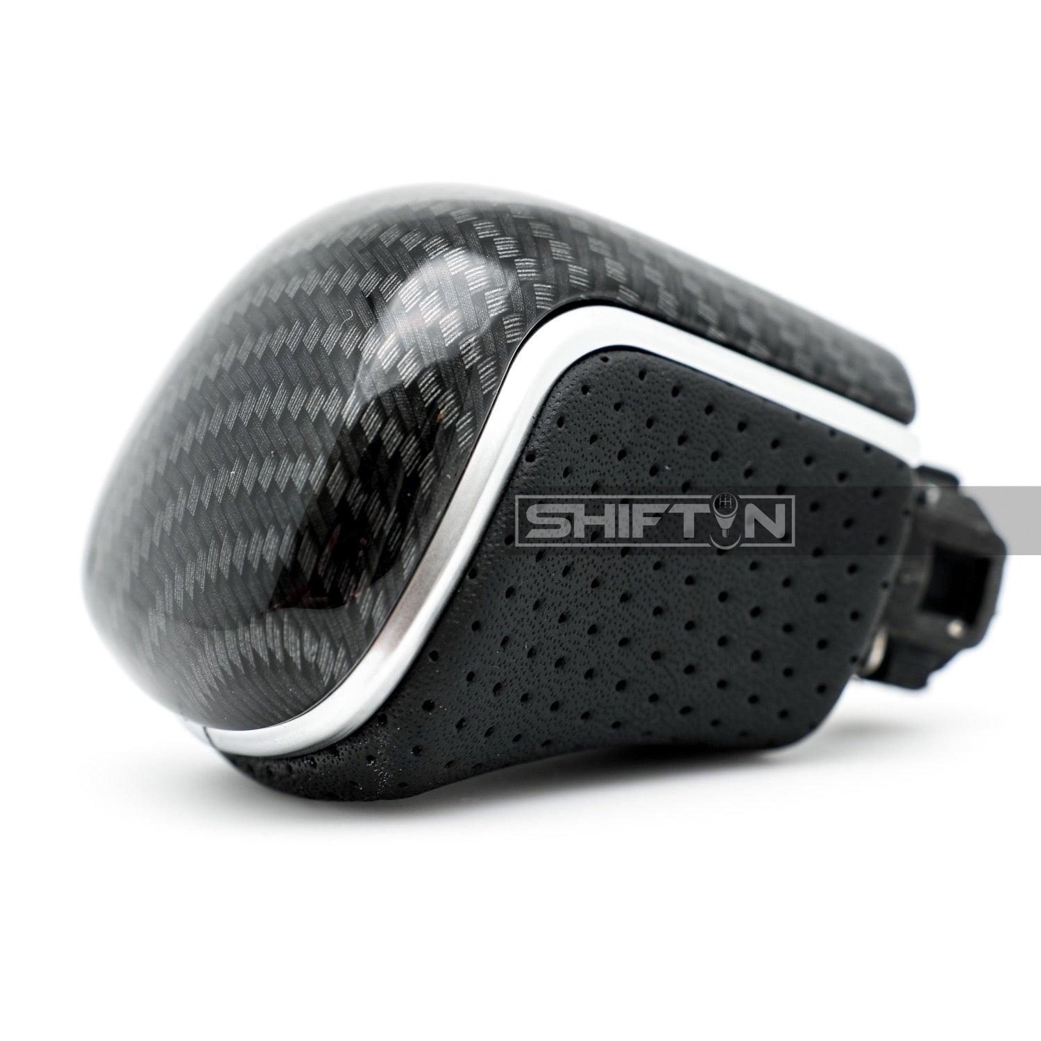 SHIFTIN-Black-Leather-Gear-Shift-Knob-Shifter-for-Toyota-Camry-Corolla-Avalon-NBZZp