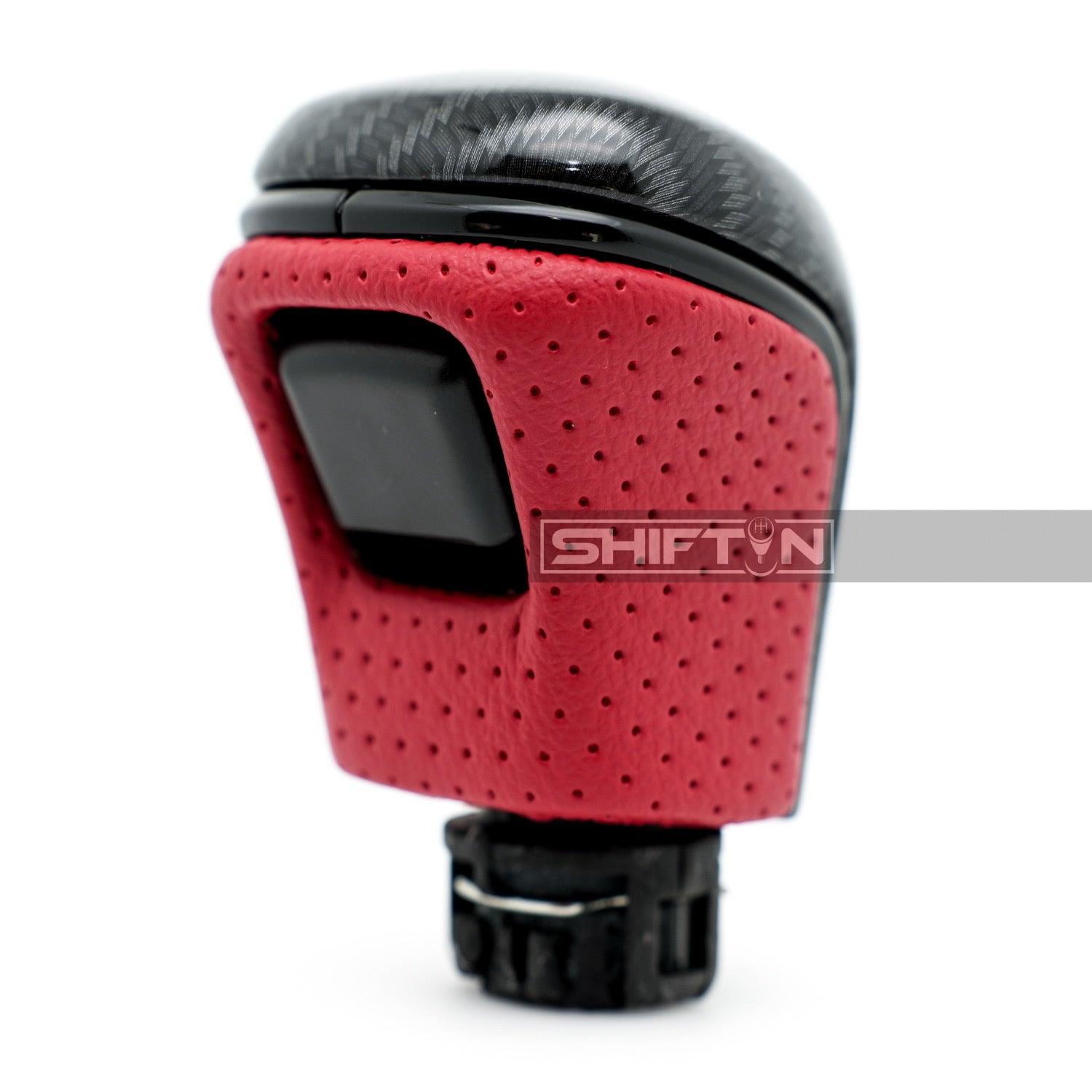 SHIFTIN-Black-Leather-Gear-Shift-Knob-Shifter-for-Toyota-Camry-Corolla-Avalon-NRZp