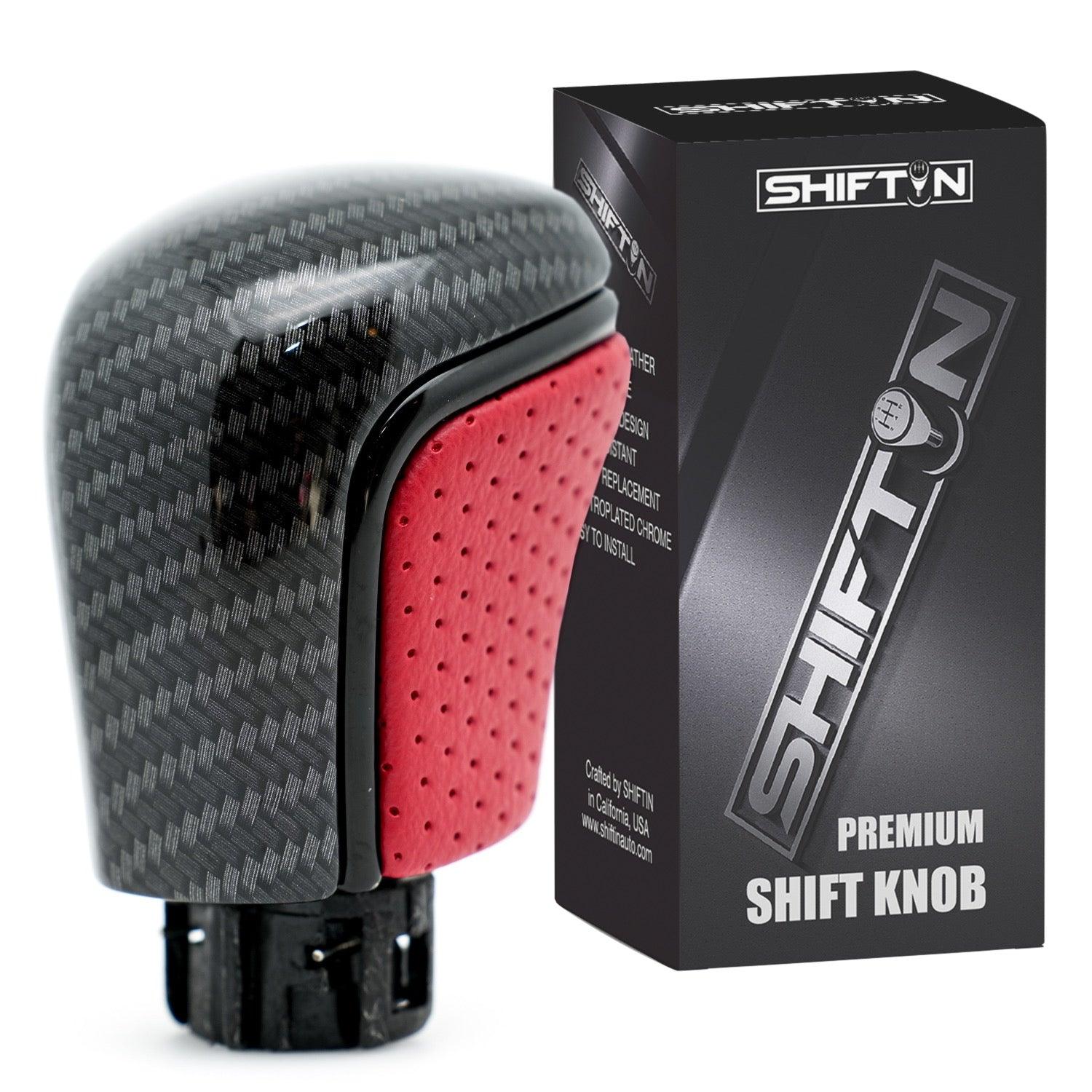 SHIFTIN-Black-Leather-Gear-Shift-Knob-Shifter-for-Toyota-Camry-Corolla-Avalon-NRZp