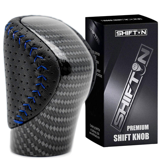 SHIFTIN-Gear-Shift-Knob-for-LEXUS-ES-GS-IS-NX300-RC350-RX-350-GX460-Gift-Lexus-Accessory-Blue-Stitch-Carbon-Fiber