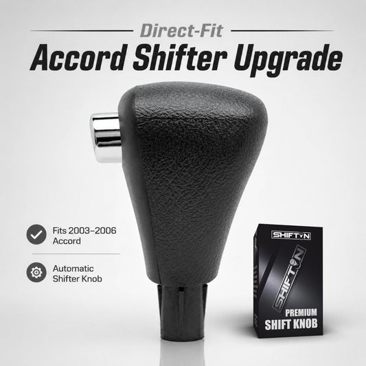 Gear Shift Knob for Honda Accord 2003-2006, Replacement Shifter for OEM Part 54130-SDA-A84ZB A51 A81 - HA-0306B