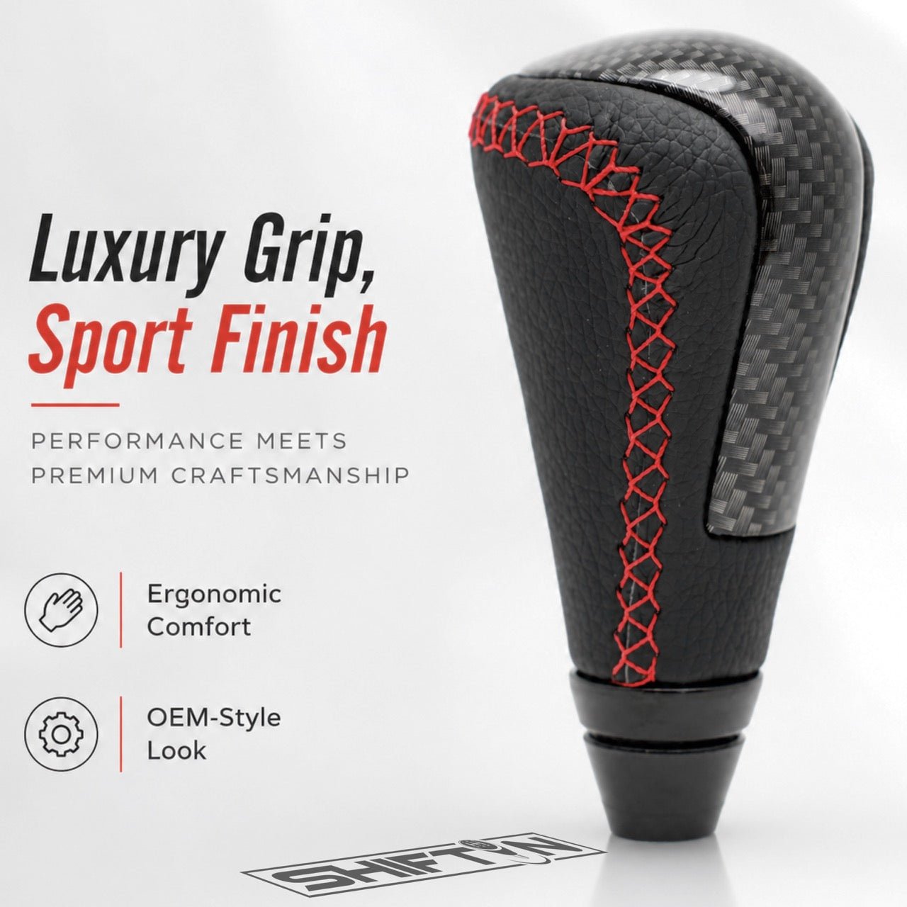 Gear Shift Knob for Lexus IS GS ES LS RX SC 250 300 350, Fits F-Sport OEM Part PTR51-53080 - FZZrd