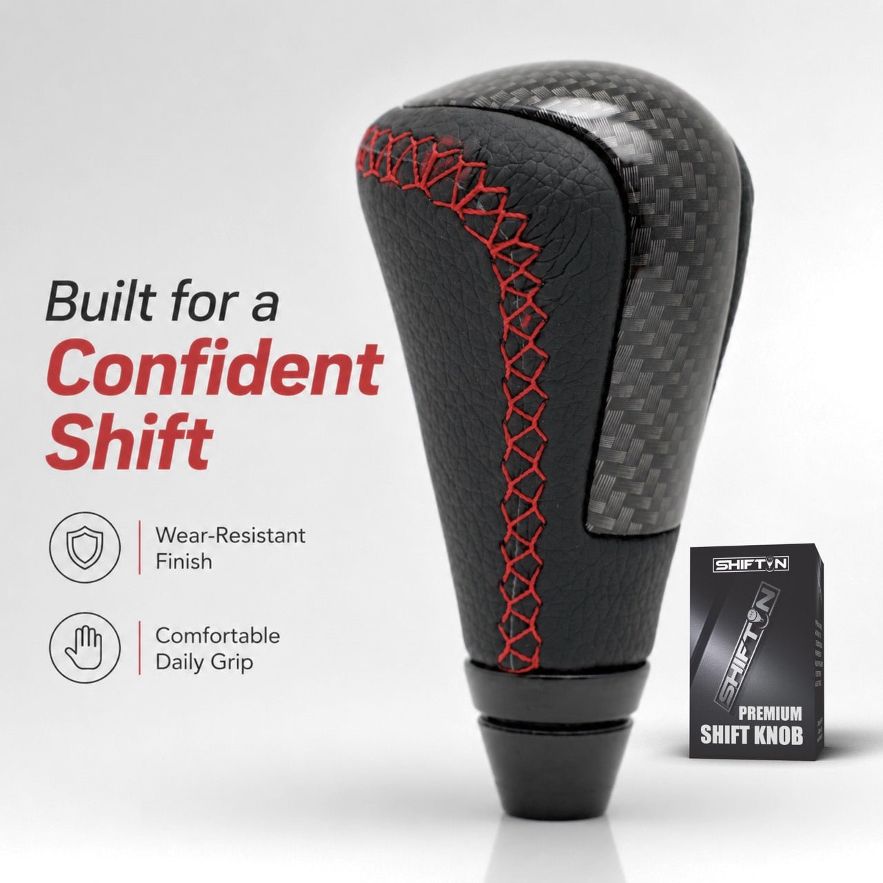 Gear Shift Knob for Lexus IS GS ES LS RX SC 250 300 350, Fits F-Sport OEM Part PTR51-53080 - FZZrd