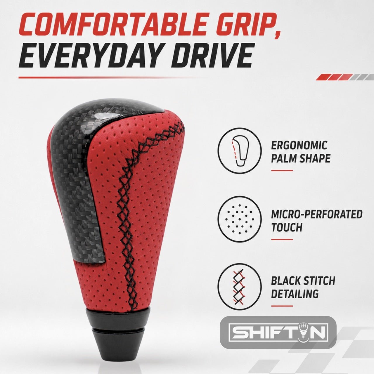 Gear Shift Knob for Lexus IS GS ES LS RX SC 250 300 350, Fits F-Sport OEM Part PTR51-53080 - FRRb
