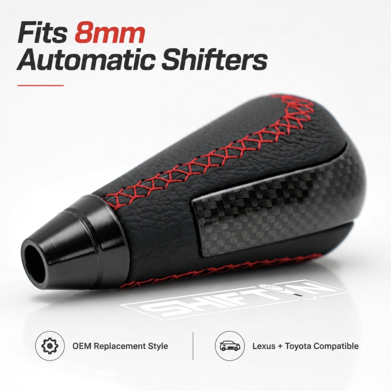 Gear Shift Knob for Lexus IS GS ES LS RX SC 250 300 350, Fits F-Sport OEM Part PTR51-53080 - FZZrd