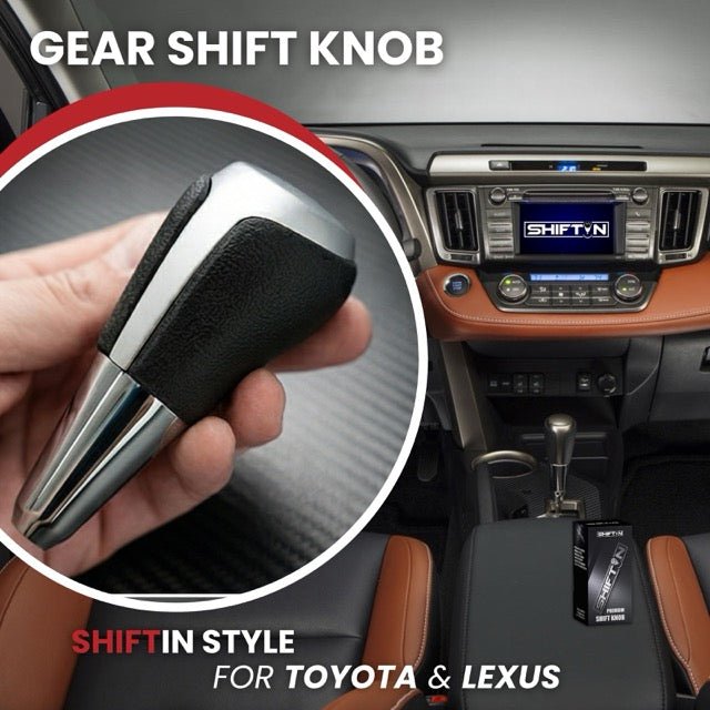 Gear Shift Knob Shifter for Toyota and Lexus Sedan Car Camry (2012-2014) Rav4 (2013-2018) Yaris (2015-2018)